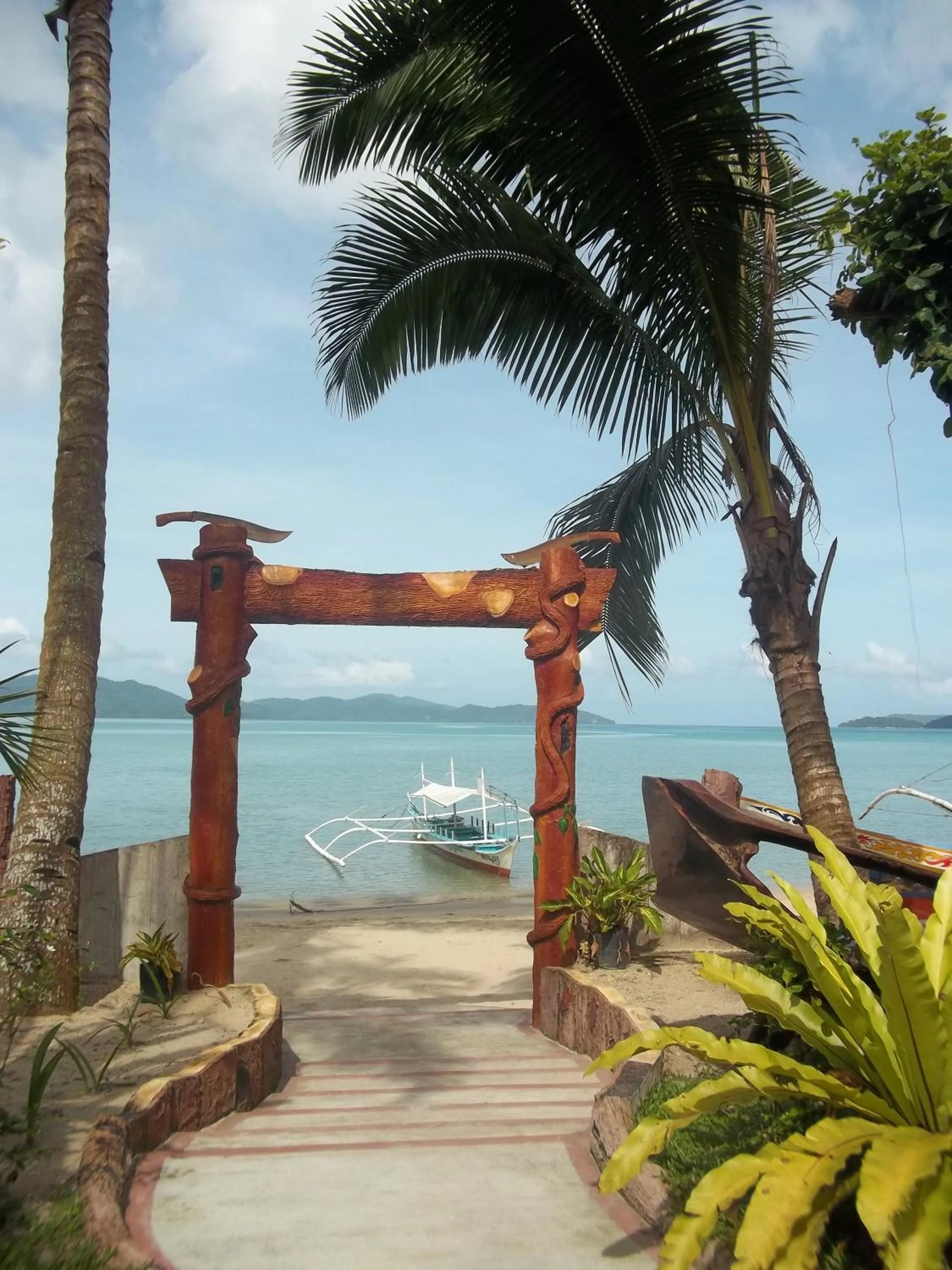 Beach in Ausan Beach Front Cottages