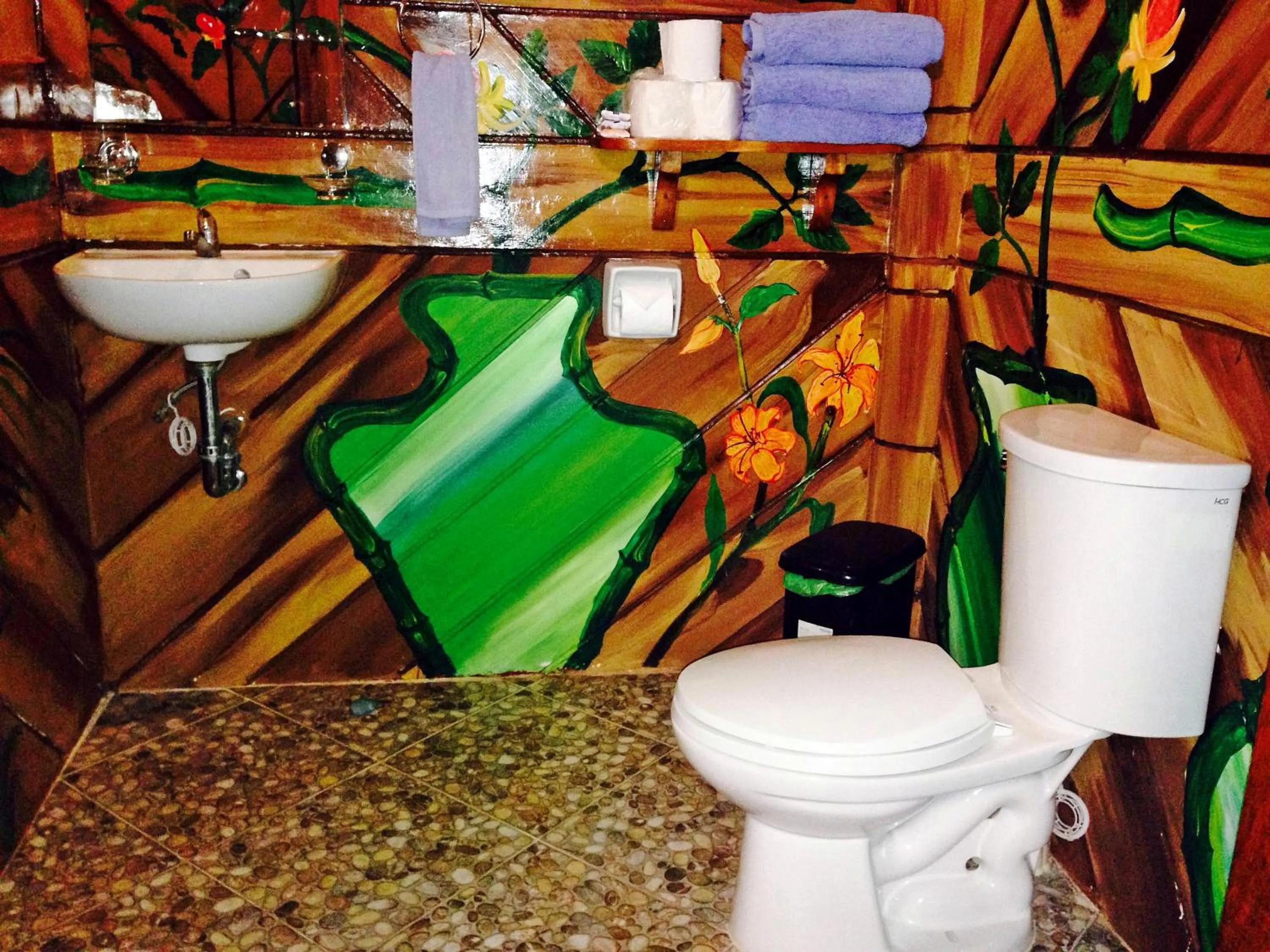 Bathroom in Ausan Beach Front Cottages