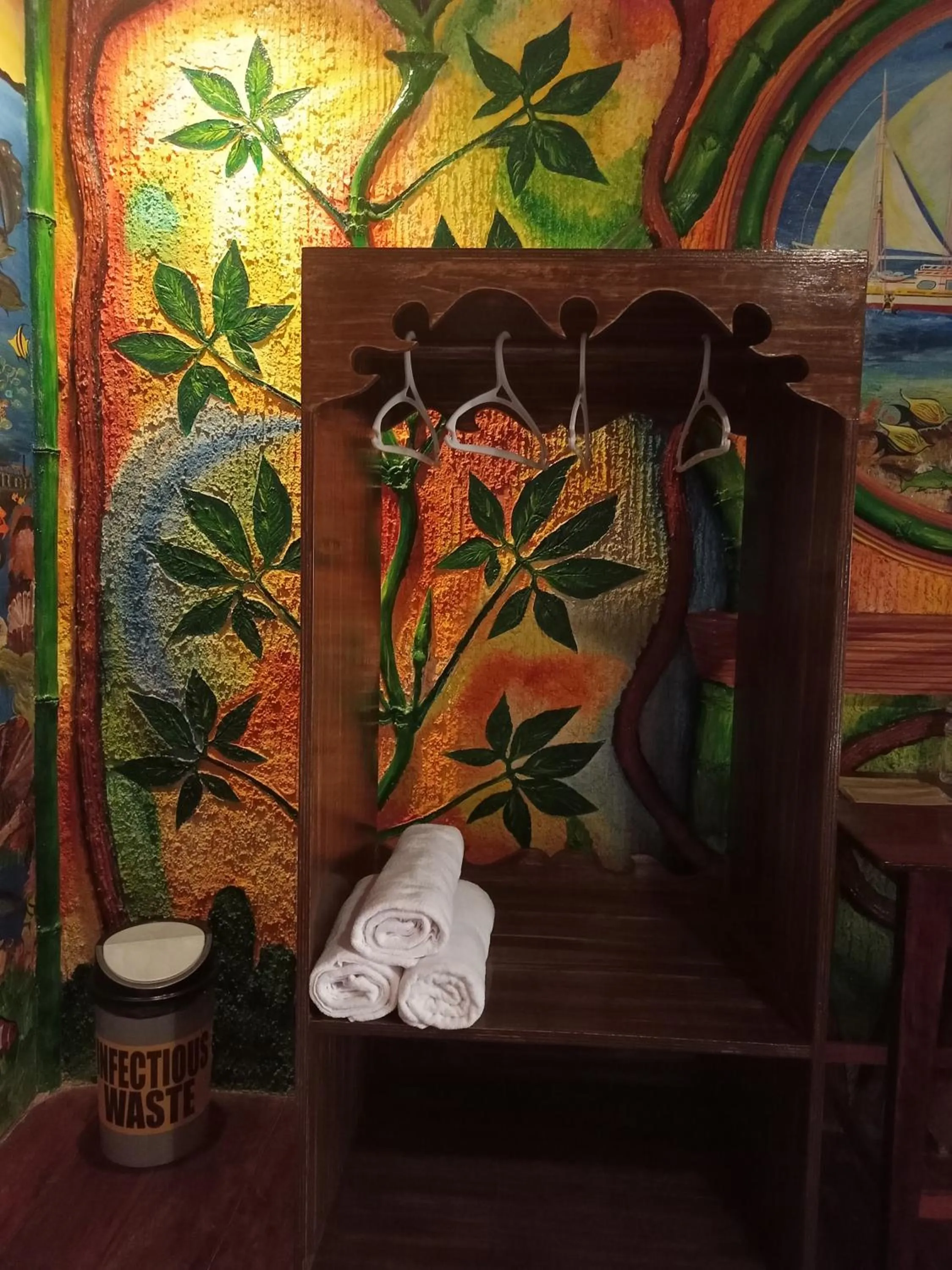 wardrobe in Ausan Beach Front Cottages