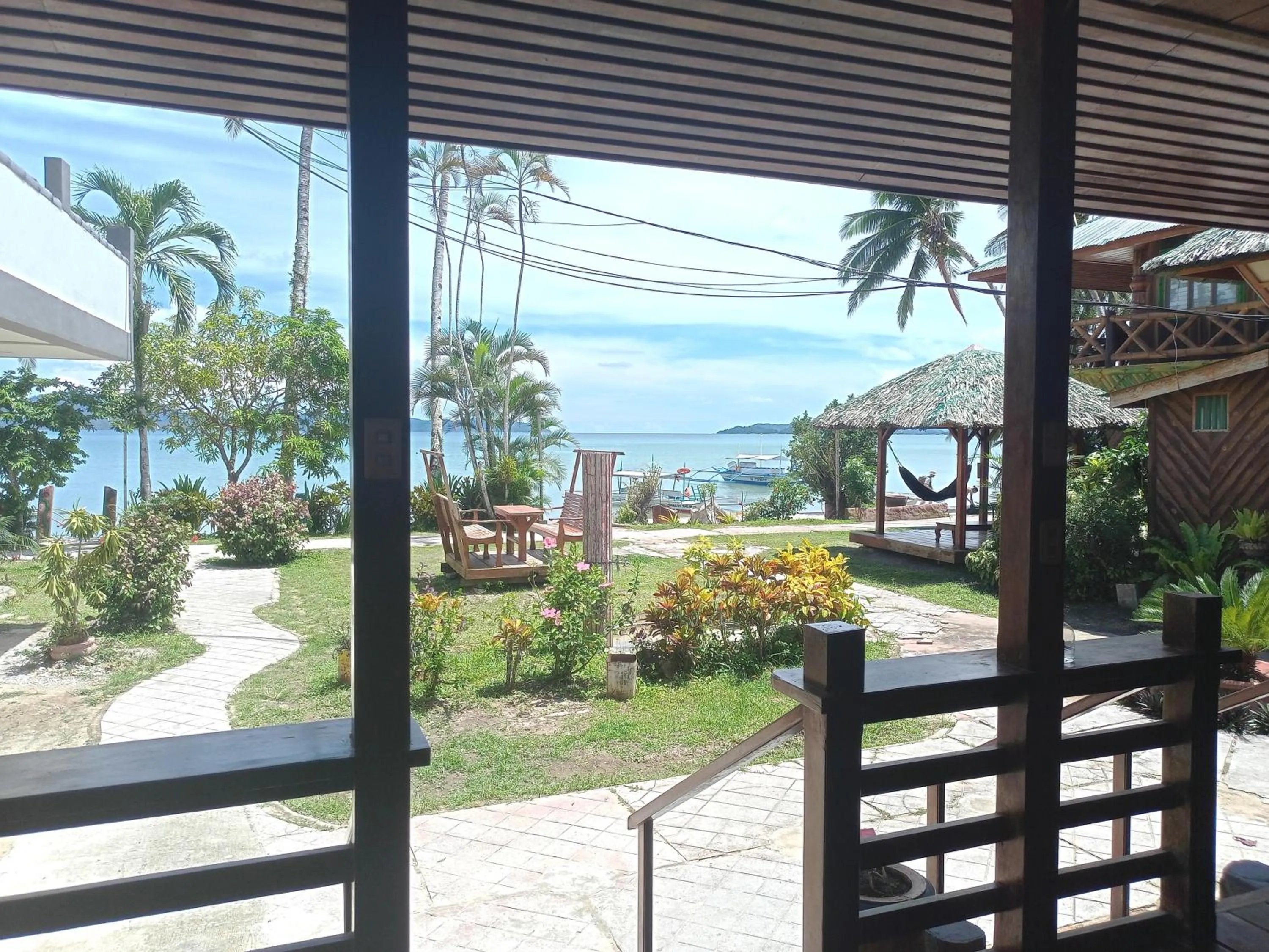 Balcony/Terrace in Ausan Beach Front Cottages
