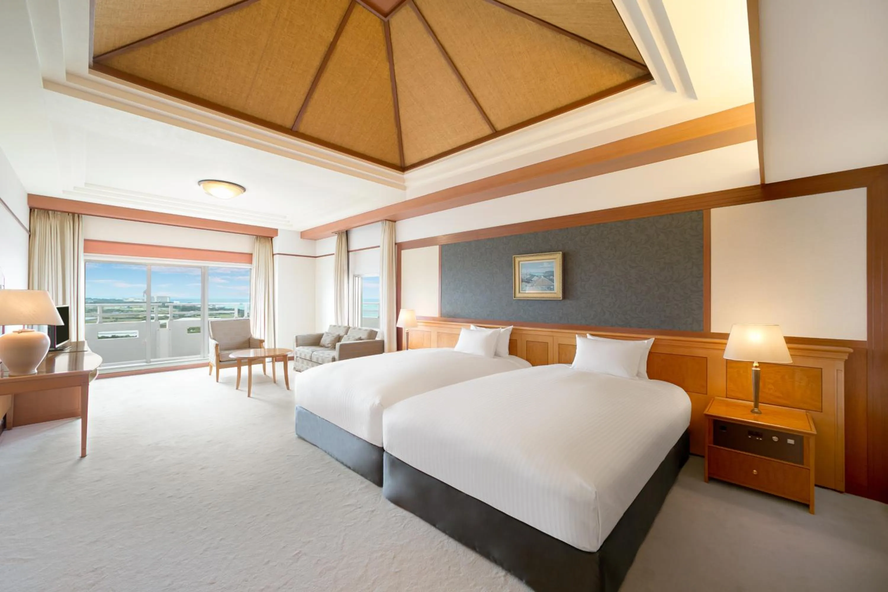 Photo of the whole room, Bed in Okinawa Zanpamisaki Royal Hotel
