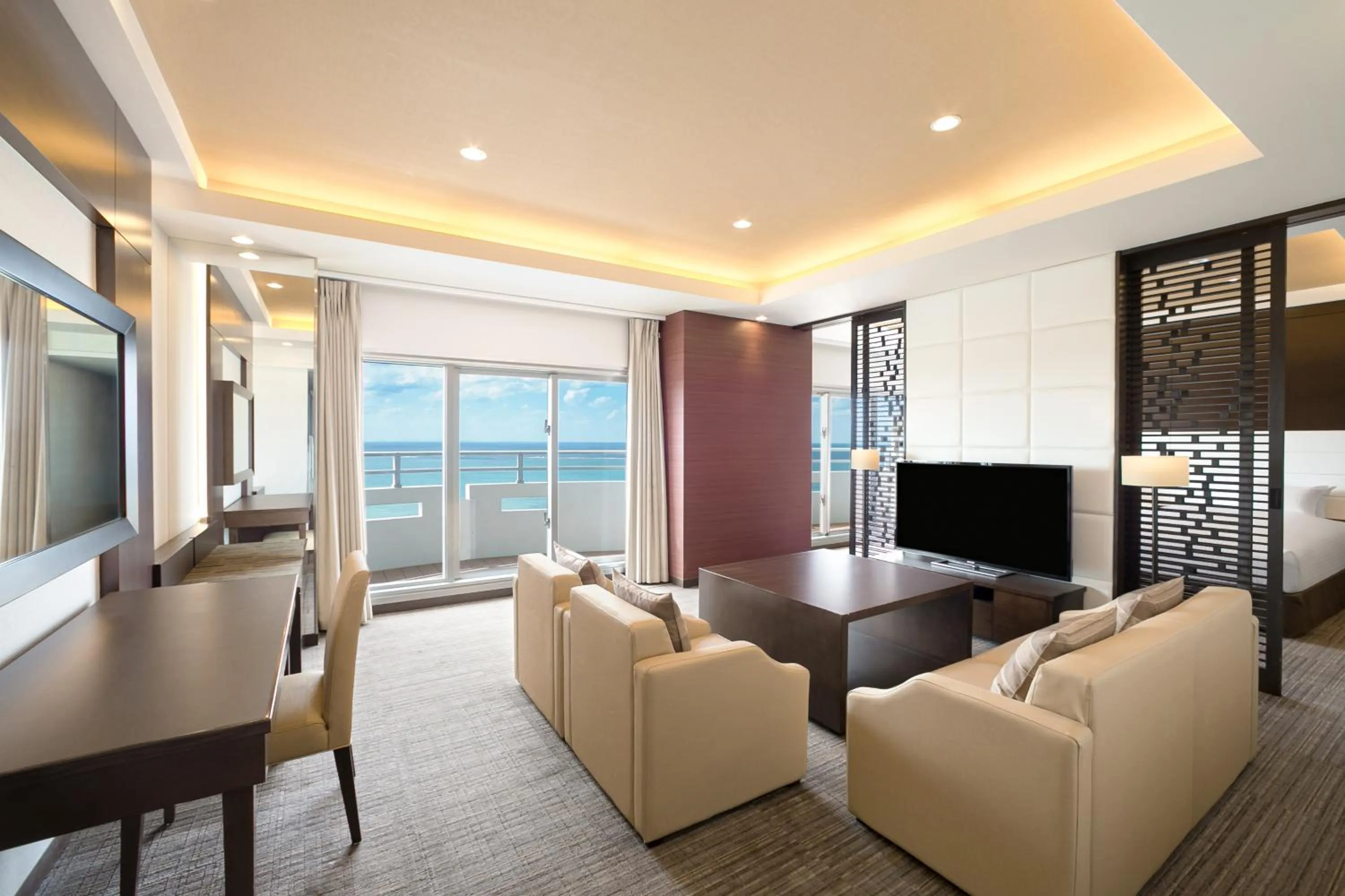 View (from property/room), Seating Area in Okinawa Zanpamisaki Royal Hotel