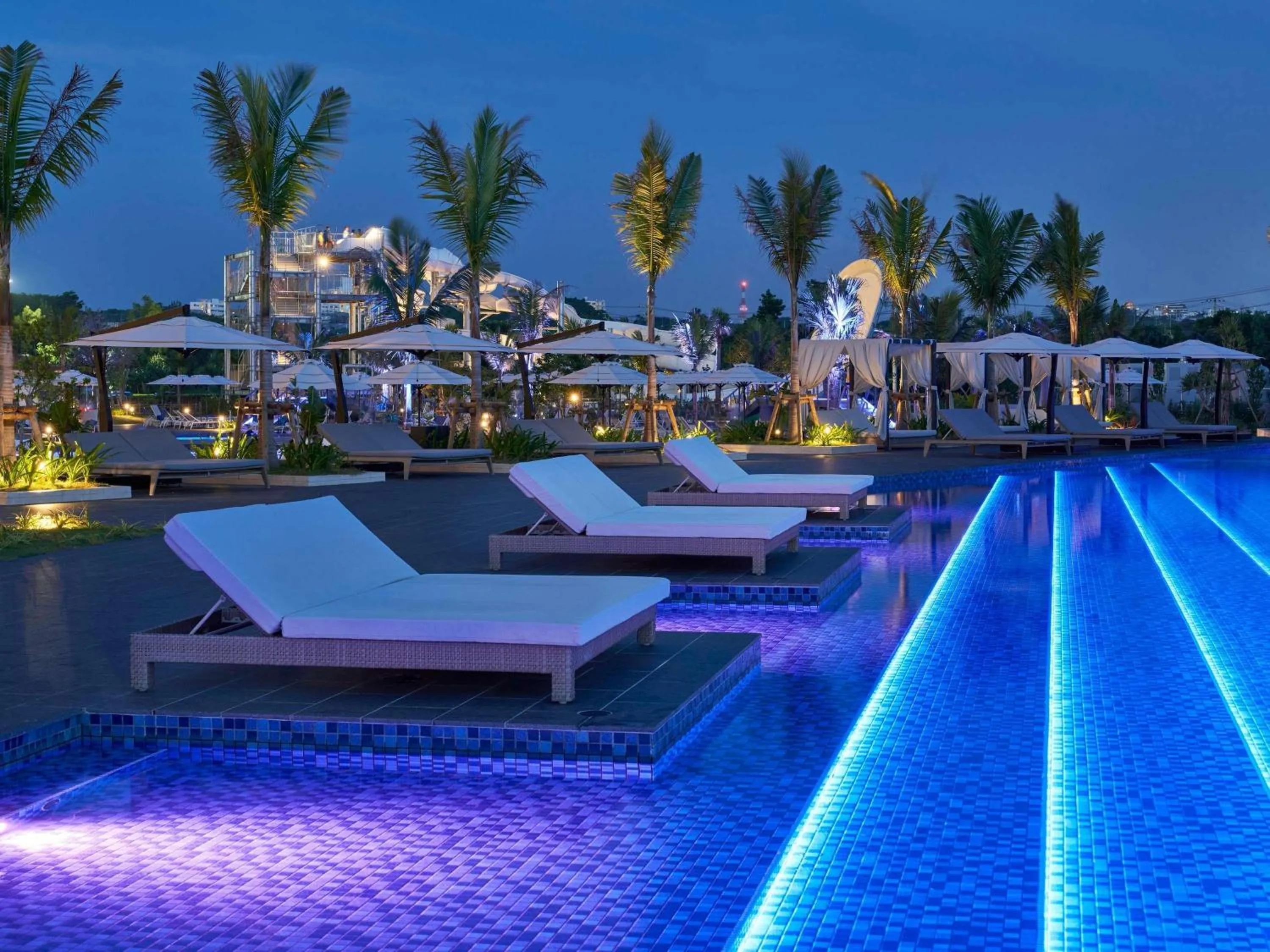 Pool view in Grand Mercure Okinawa Cape Zanpa Resort