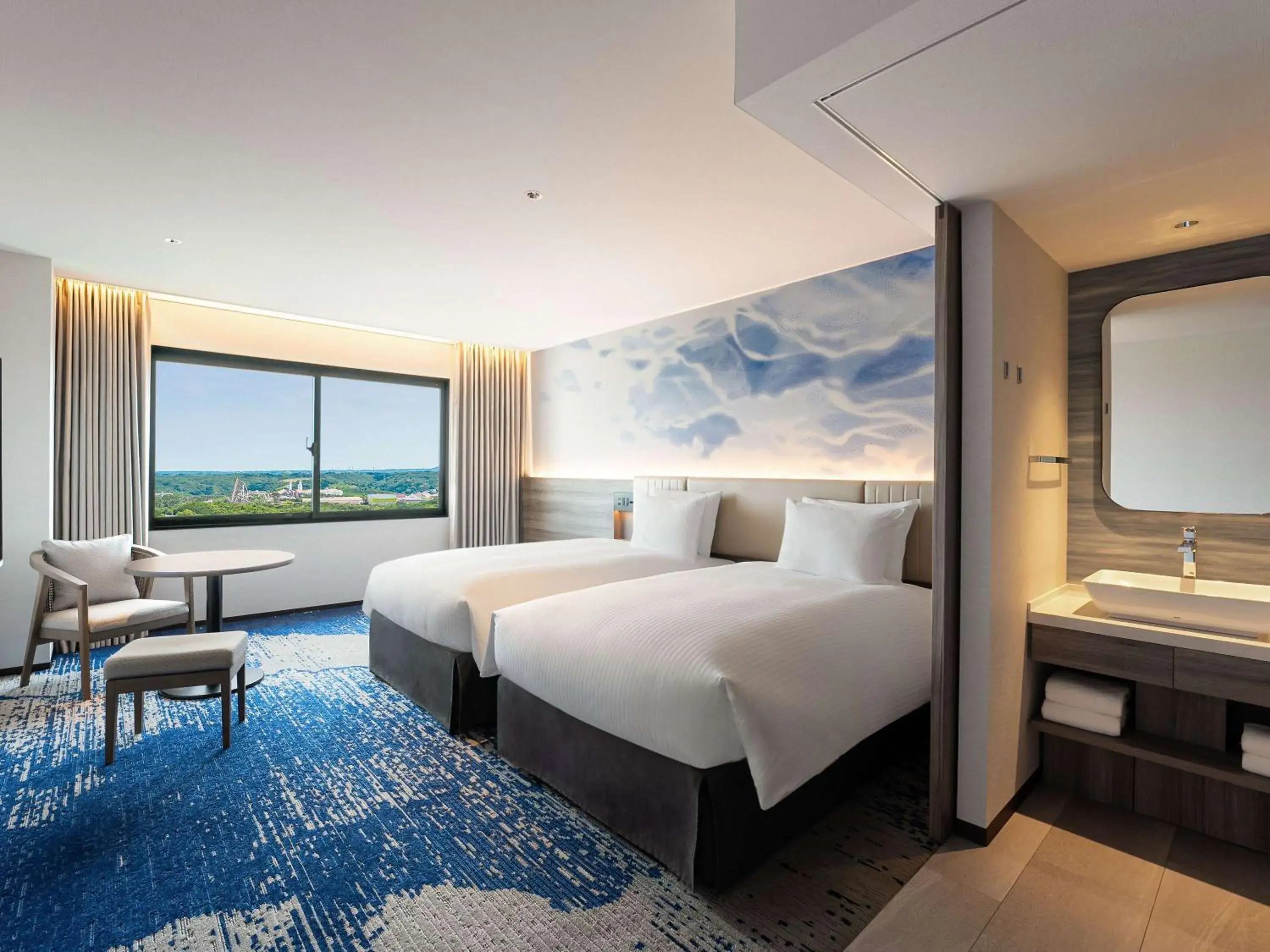 Superior Room with Two Single Beds and Two Extra Beds - Mountain View in Grand Mercure Ise-shima Resort & Spa Superior Room with Two Single Beds and Two Extra Beds - Mountain View in Grand Mercure Ise-shima Resort & Spa