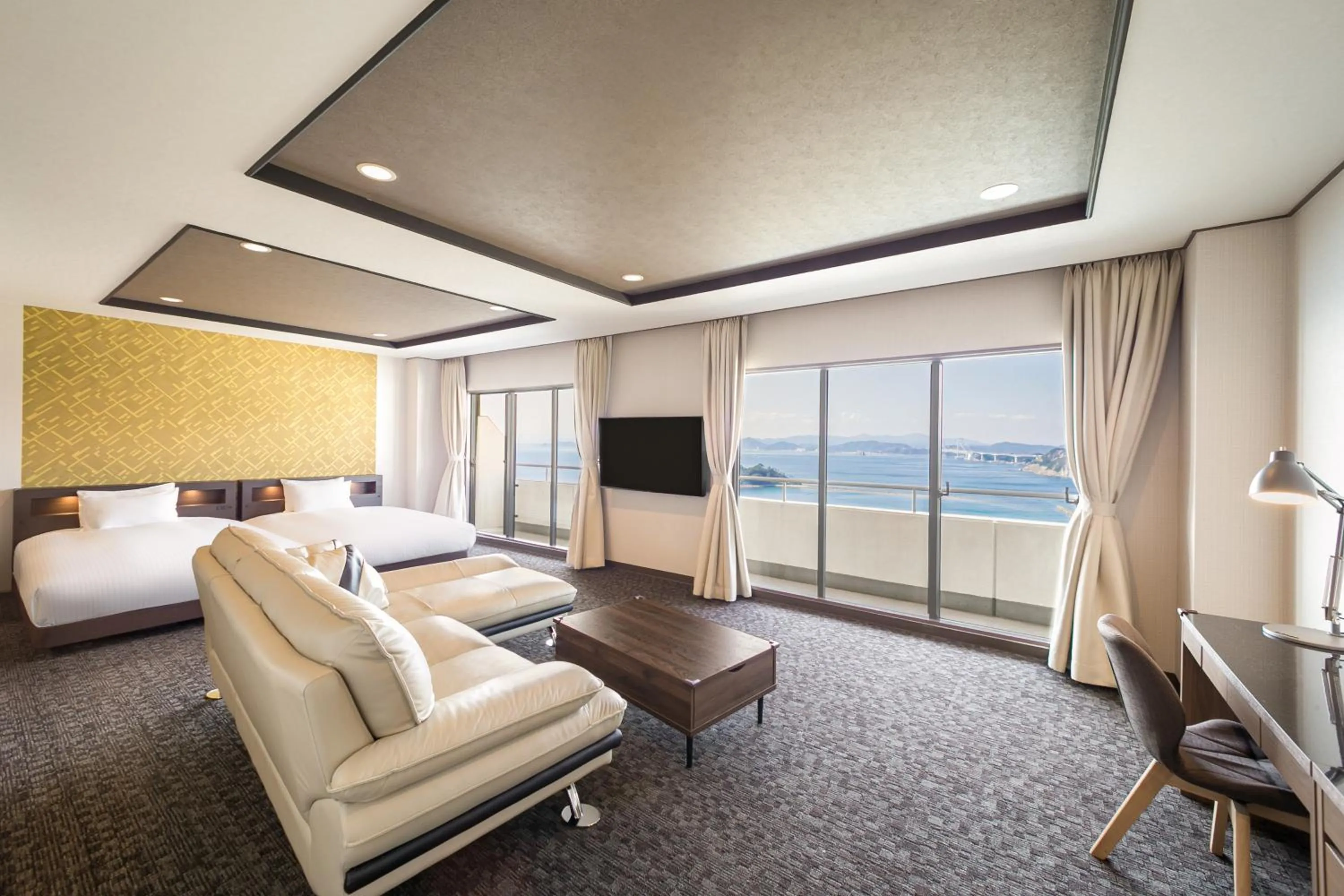 Bed in Grand Mercure Awaji Island Resort & Spa