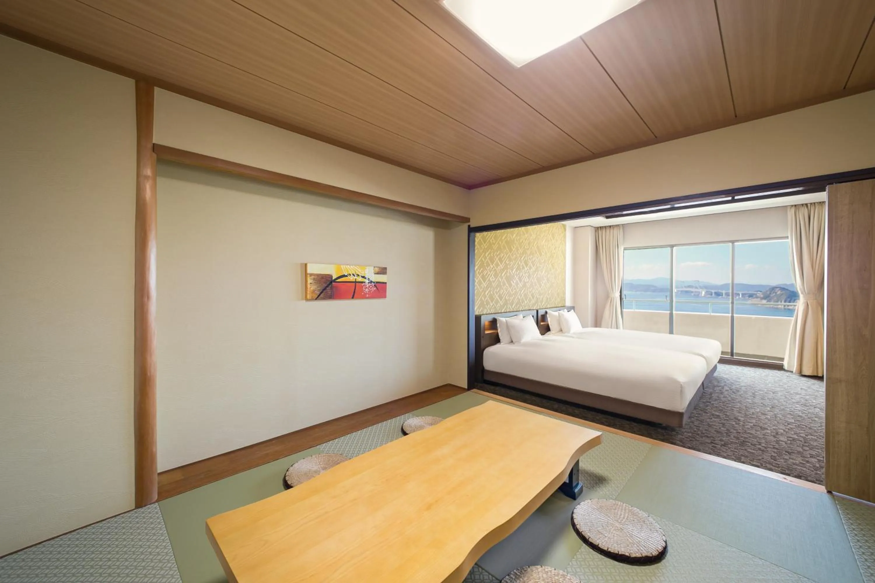 Bed in Grand Mercure Awaji Island Resort & Spa