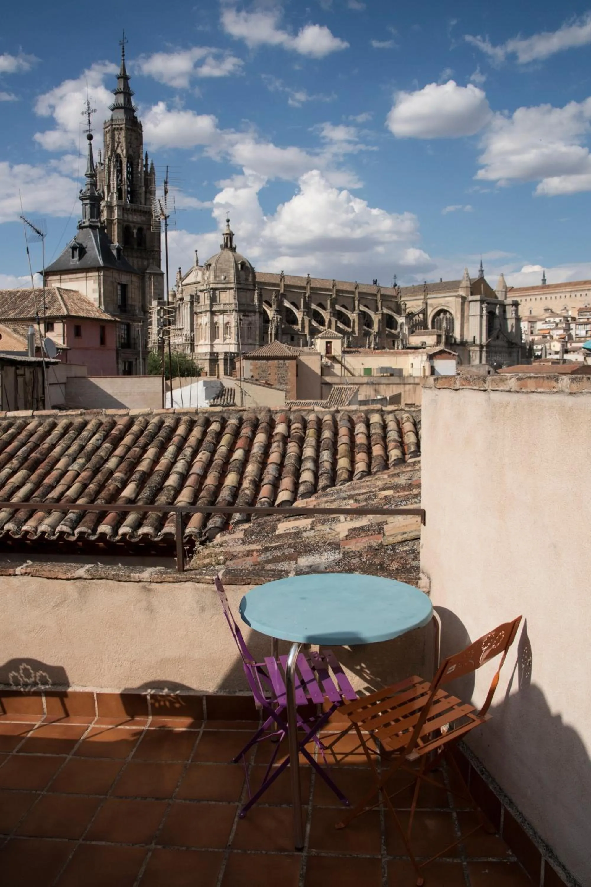Landmark view in Casa Catedral - terraza privada con vistas en el corazón de Toledo
