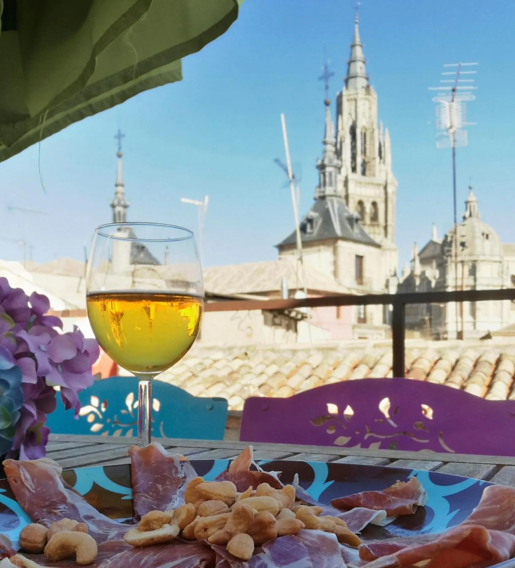 Balcony/Terrace in Casa Catedral - terraza privada con vistas en el corazón de Toledo