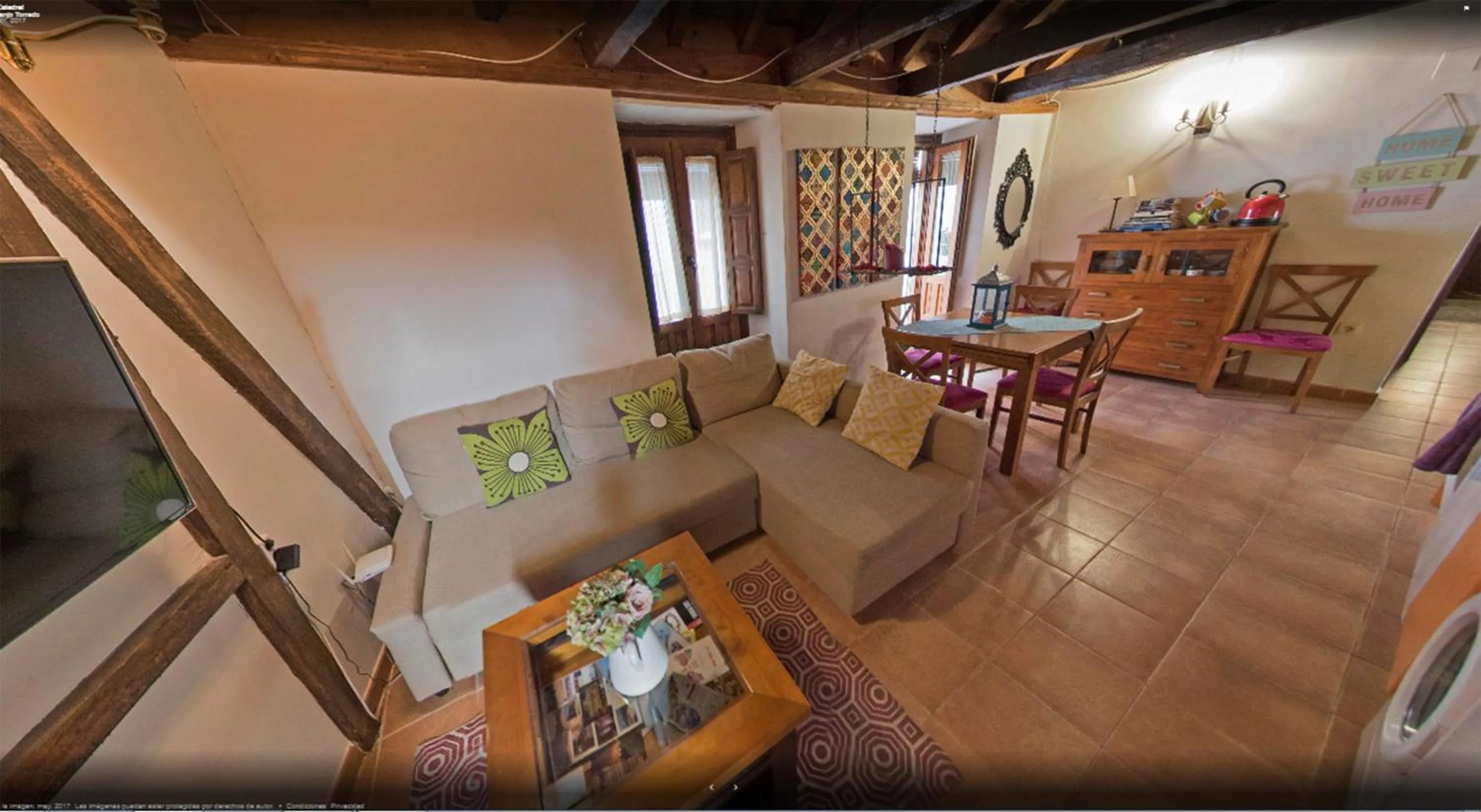 Dining area in Casa Catedral - terraza privada con vistas en el corazón de Toledo
