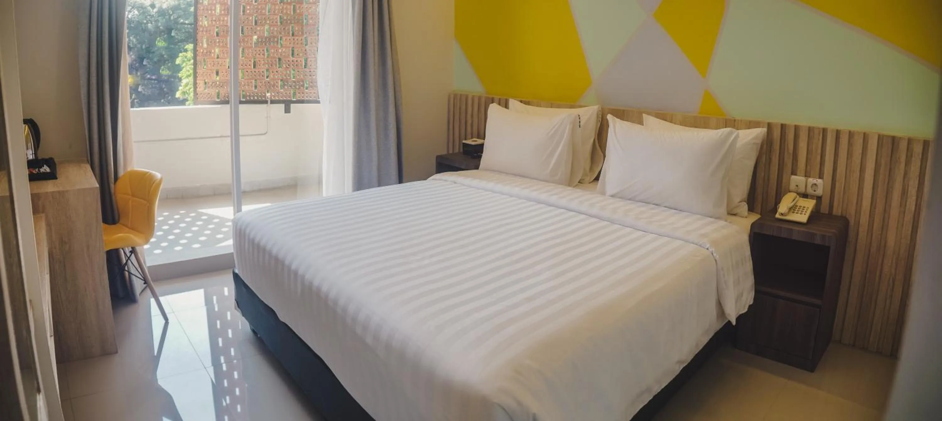 Bed in Key Inn Hotel Bogor