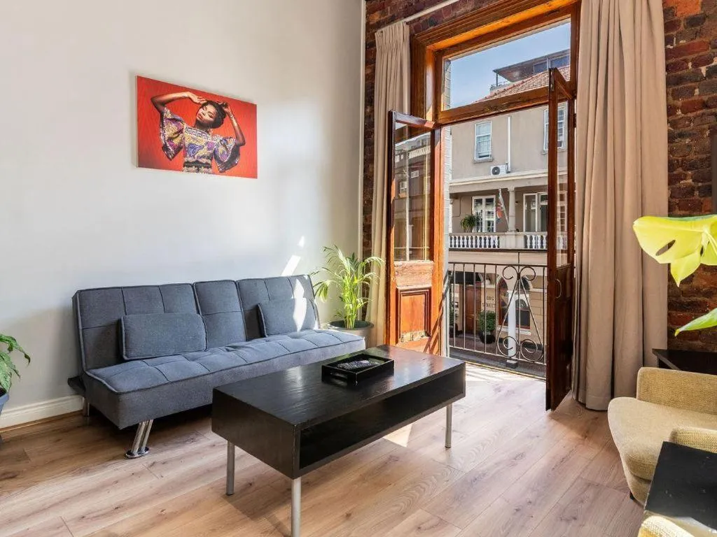 Living room in Long Street Self Catering Apartments