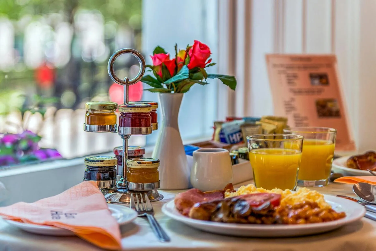 Continental breakfast in Euro Hotel