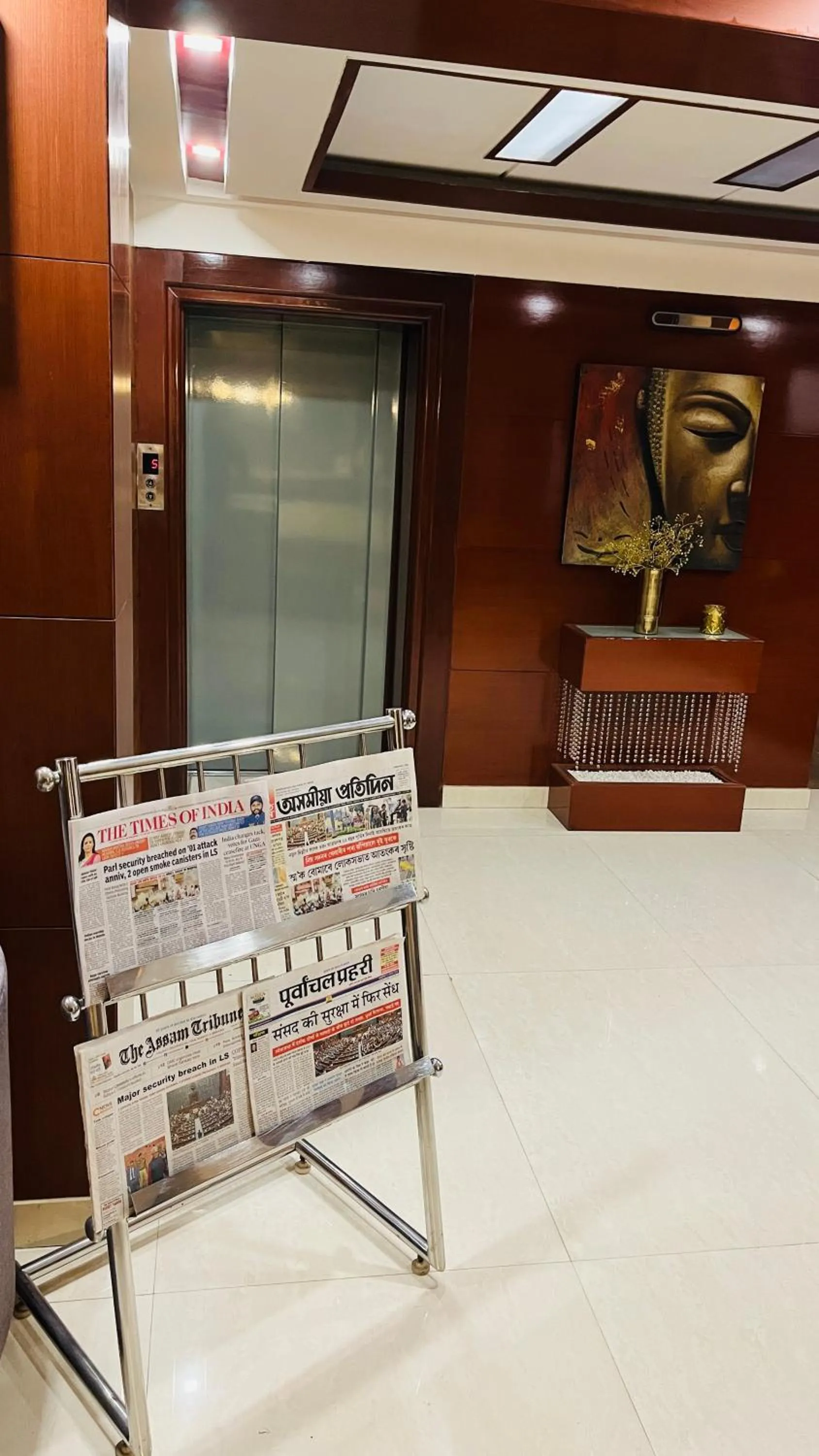 Lobby or reception in Hotel Monsoon Palace Guwahati