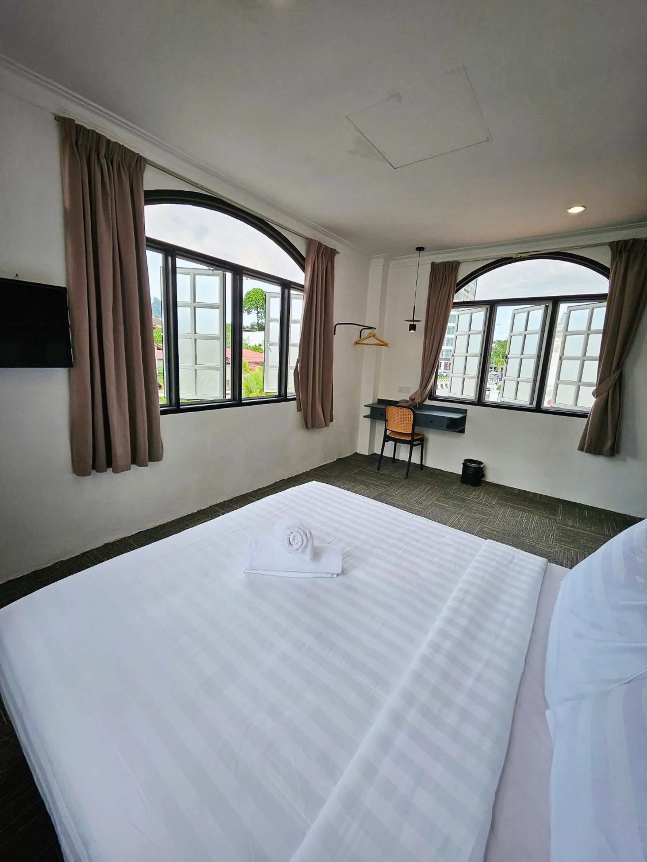 Bedroom, Bed in Luna Hotel by Moonknight