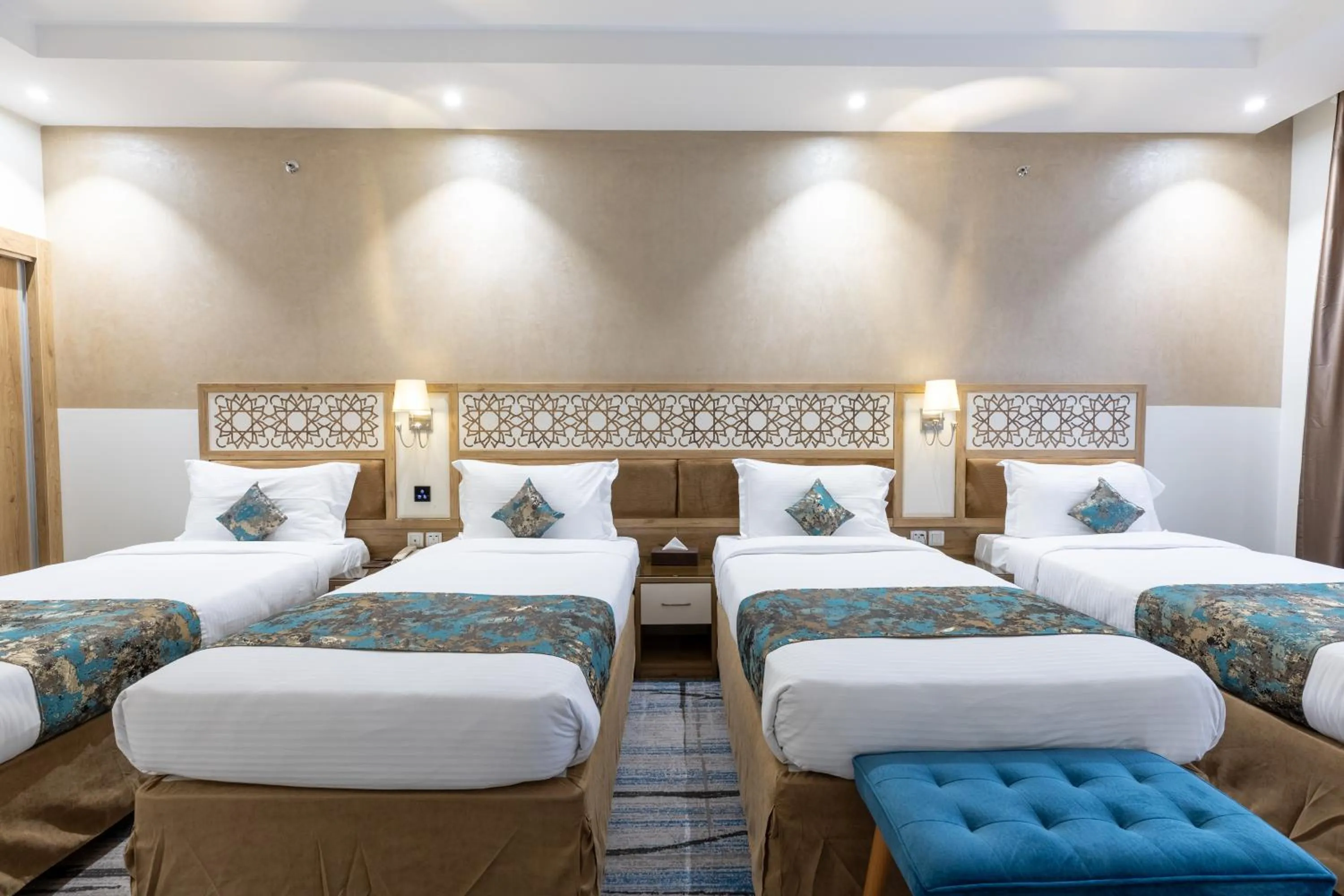 Bed in TIME Ruba Hotel & Suites