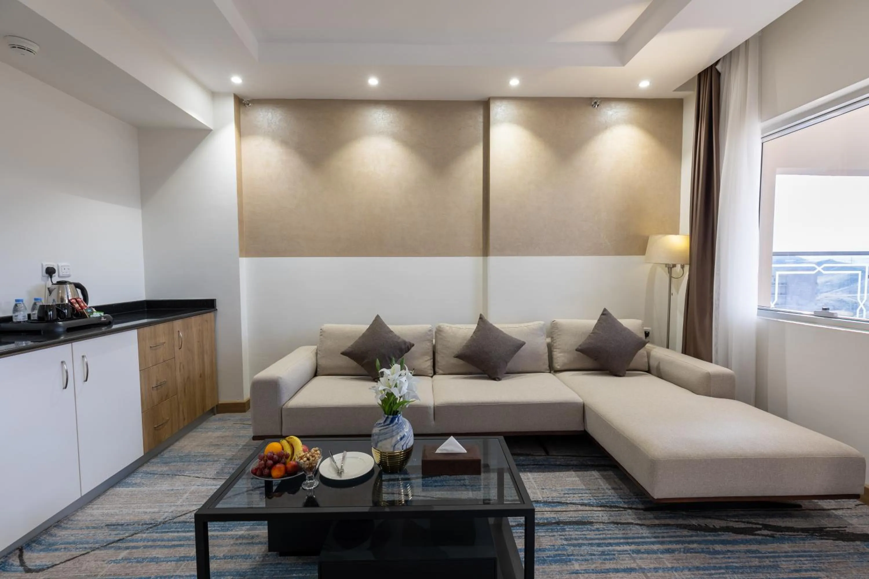 Living room in TIME Ruba Hotel & Suites