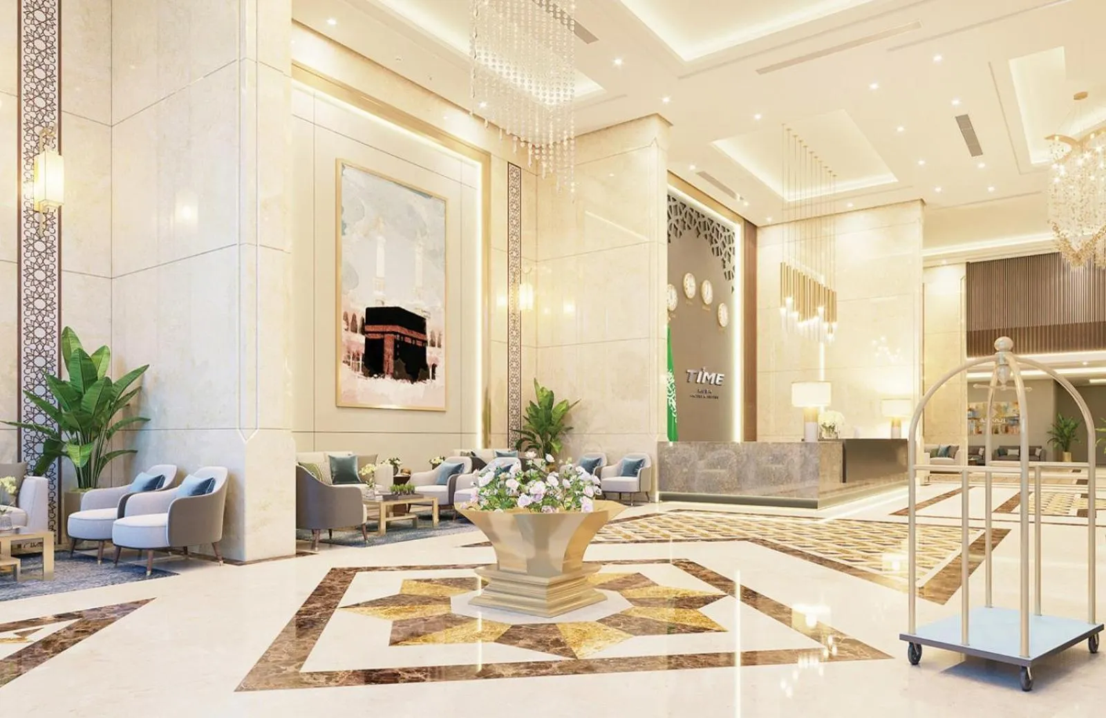 Lobby or reception in TIME Ruba Hotel & Suites