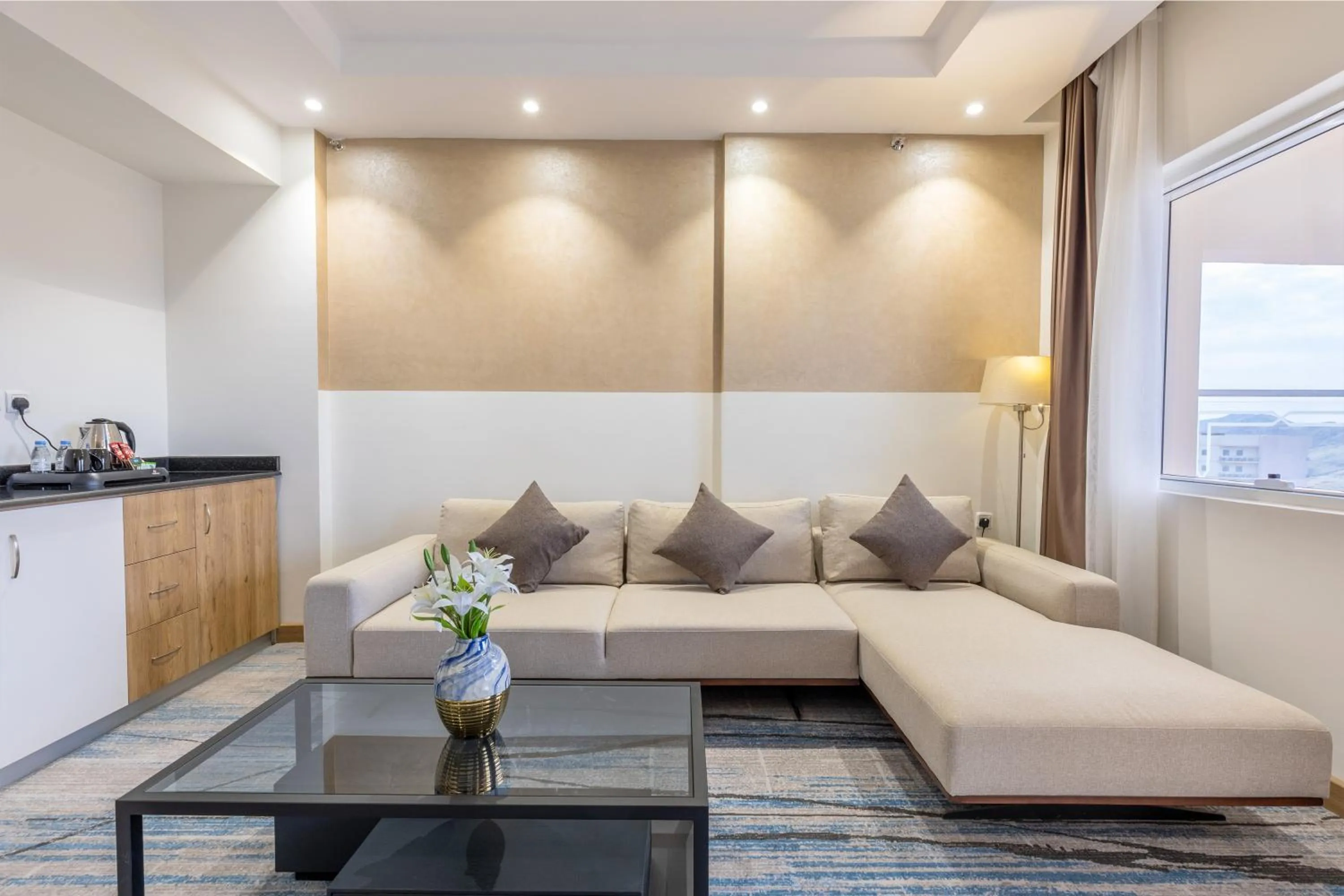 Living room in TIME Ruba Hotel & Suites