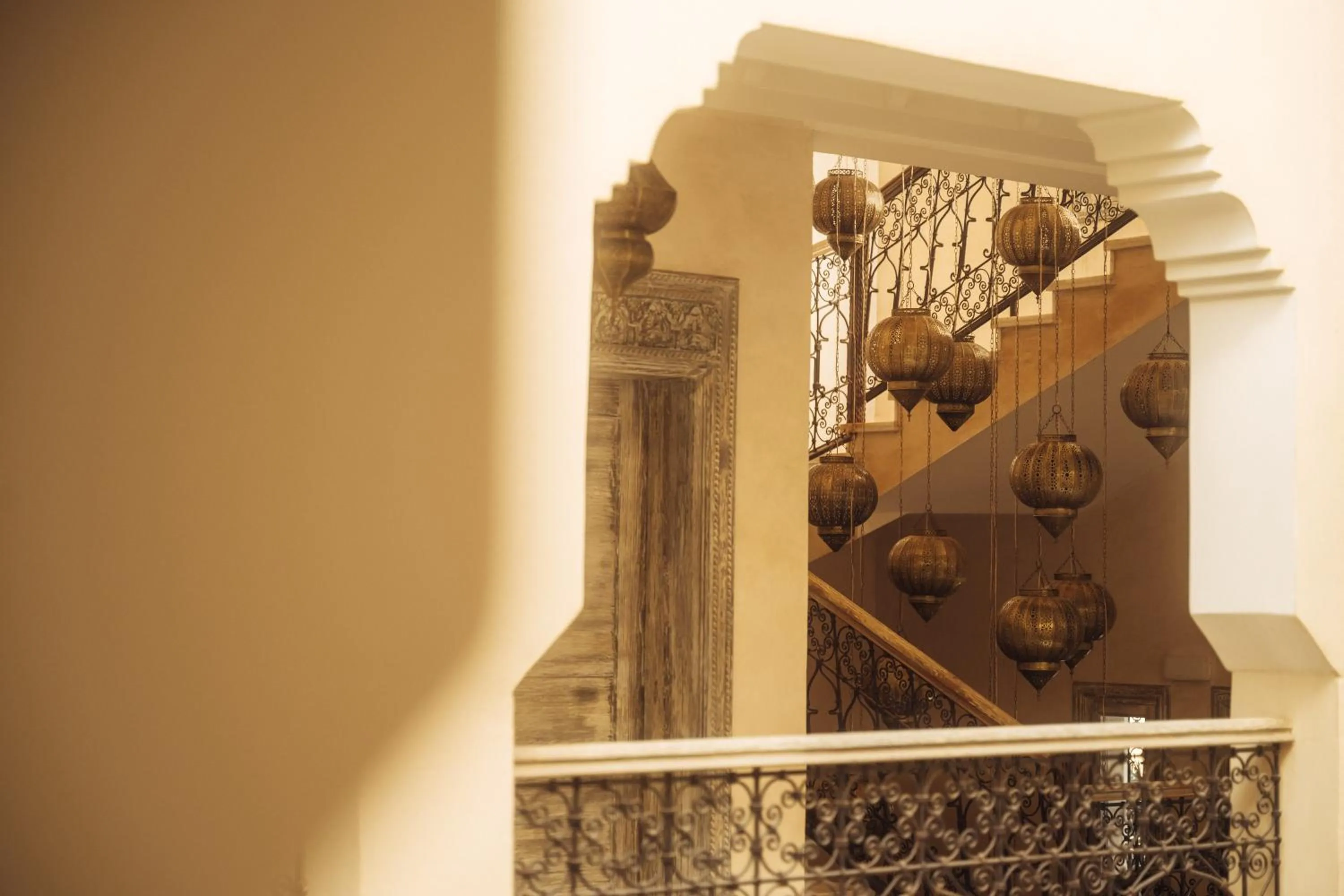 Patio in Sahara pearl Hotel