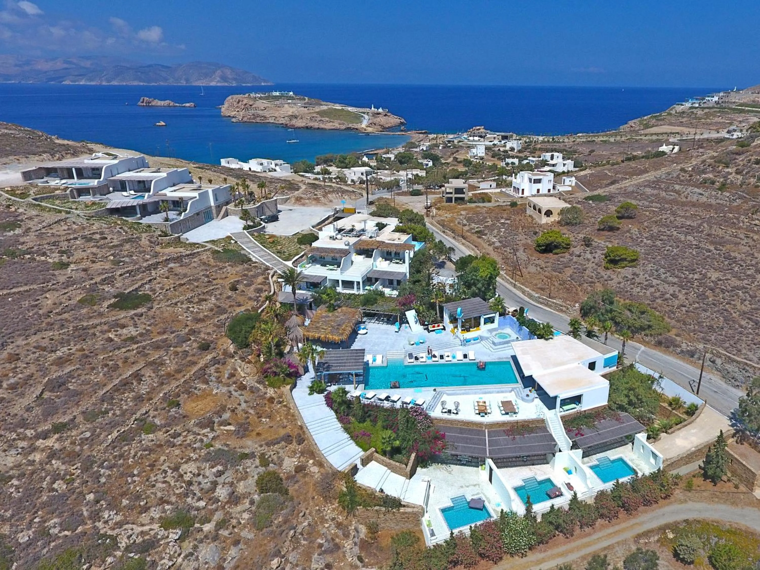 Bird's eye view in Agalia Luxury Suites