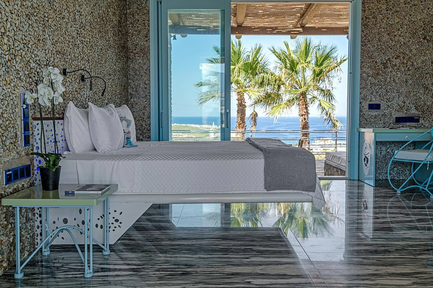 Bedroom in Agalia Luxury Suites