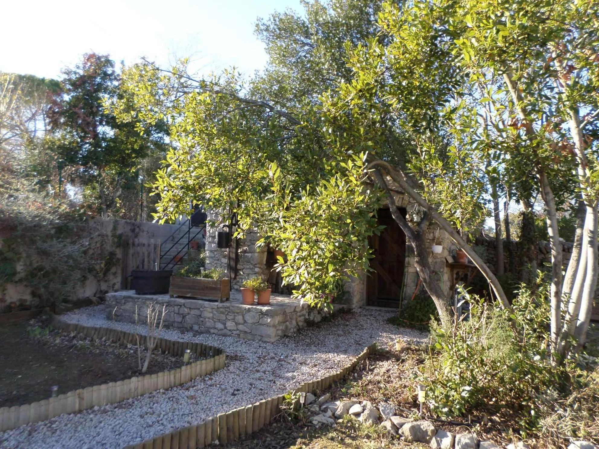 Garden in Les Broussous