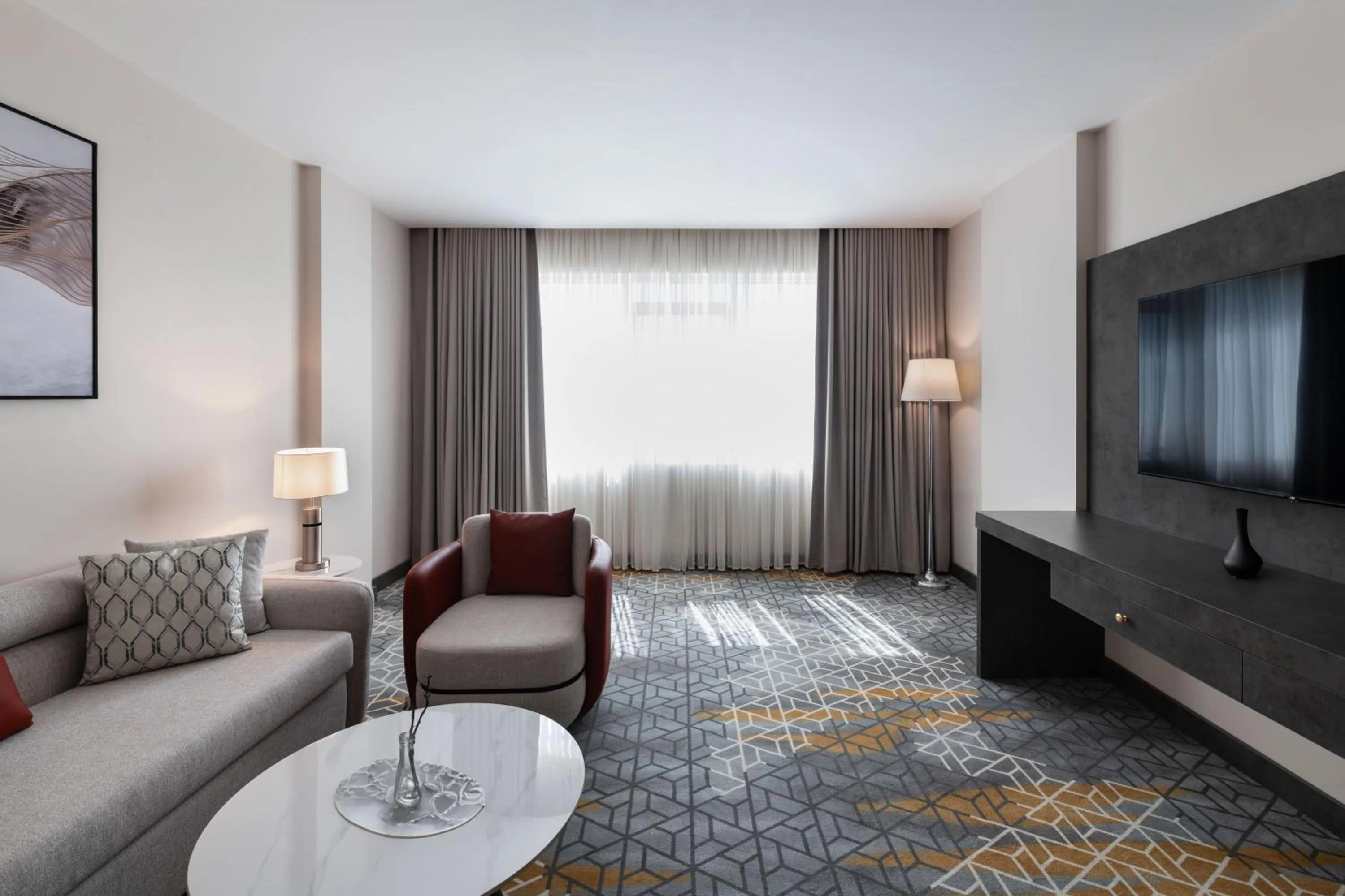 Seating area in Enala Hotel- Umluj