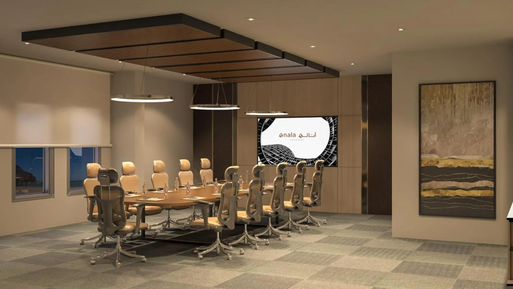 Meeting/conference room in Enala Hotel- Umluj