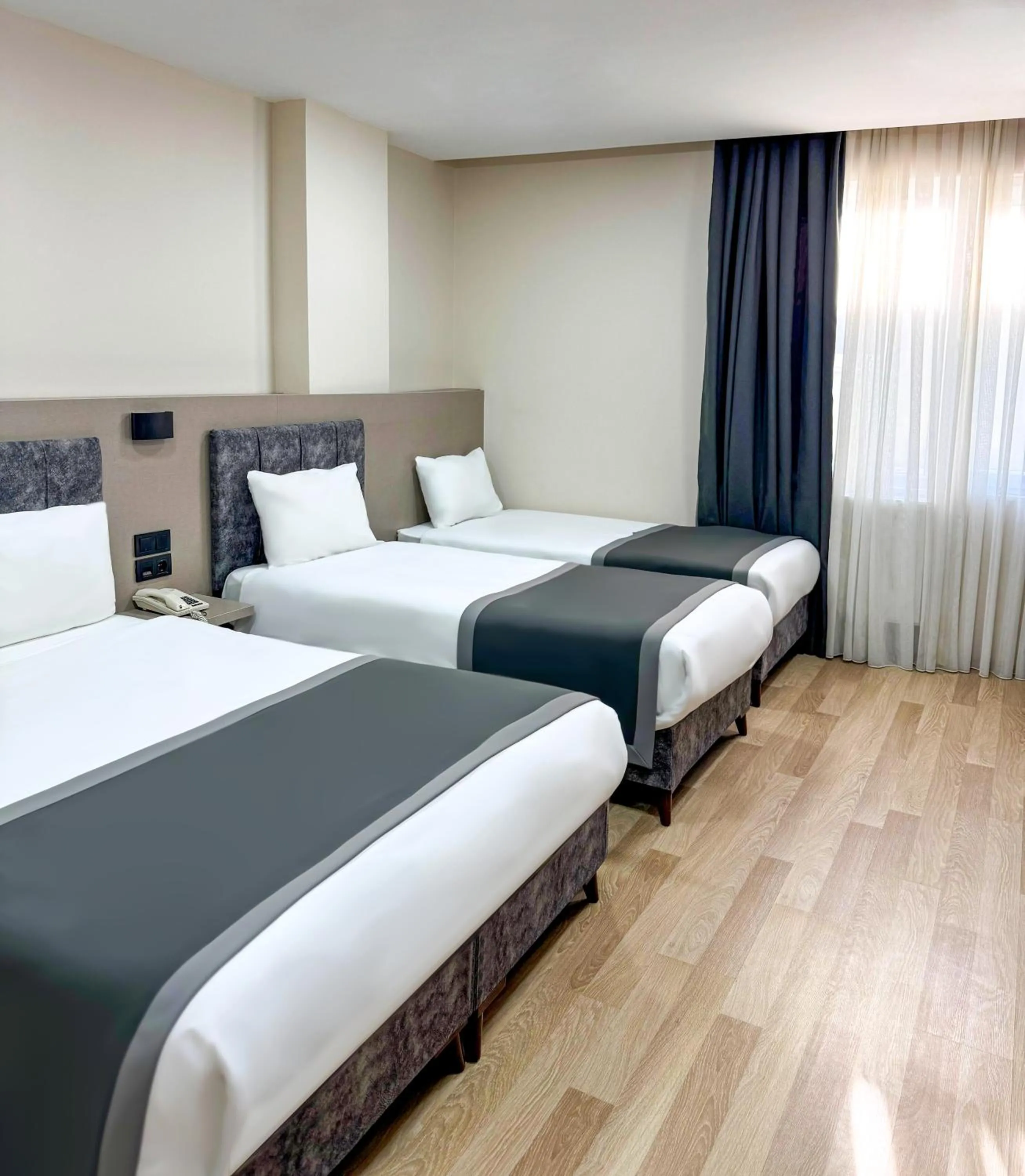 Photo of the whole room, Bed in The Business Class Hotel