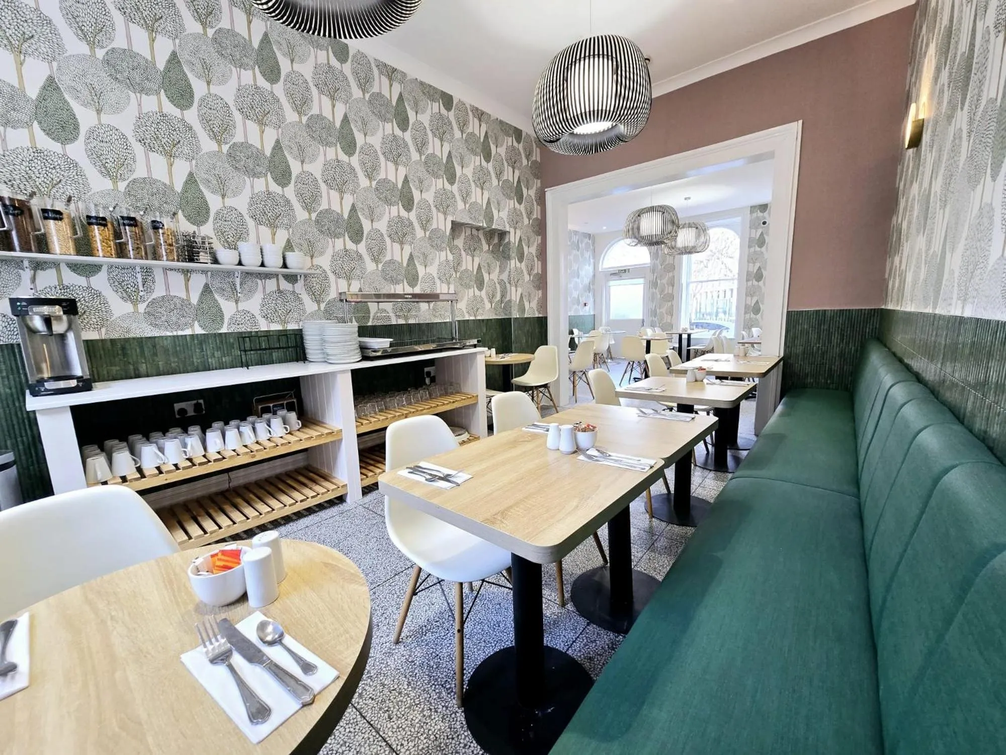 Dining area in George Hotel