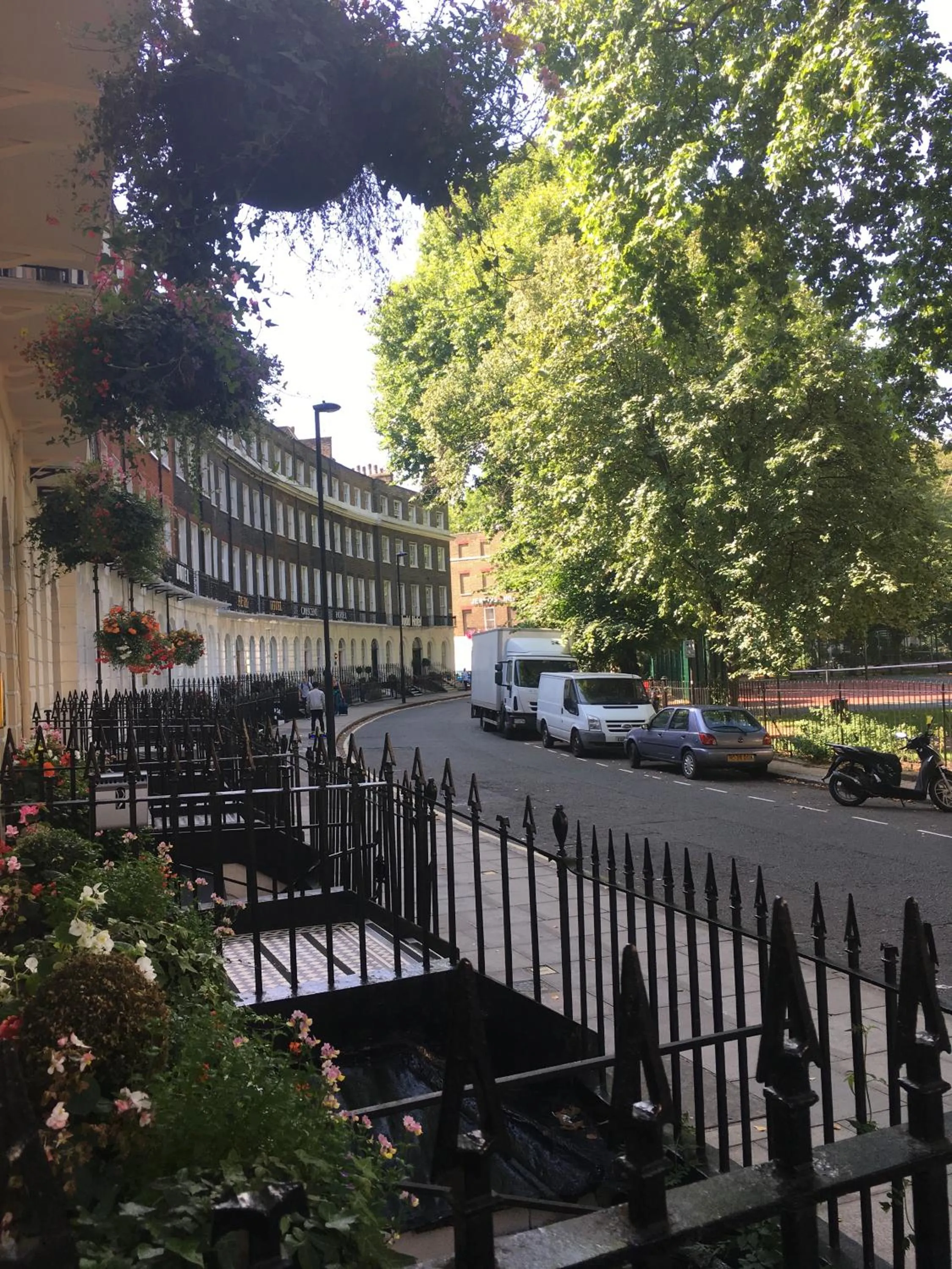 Street view in George Hotel