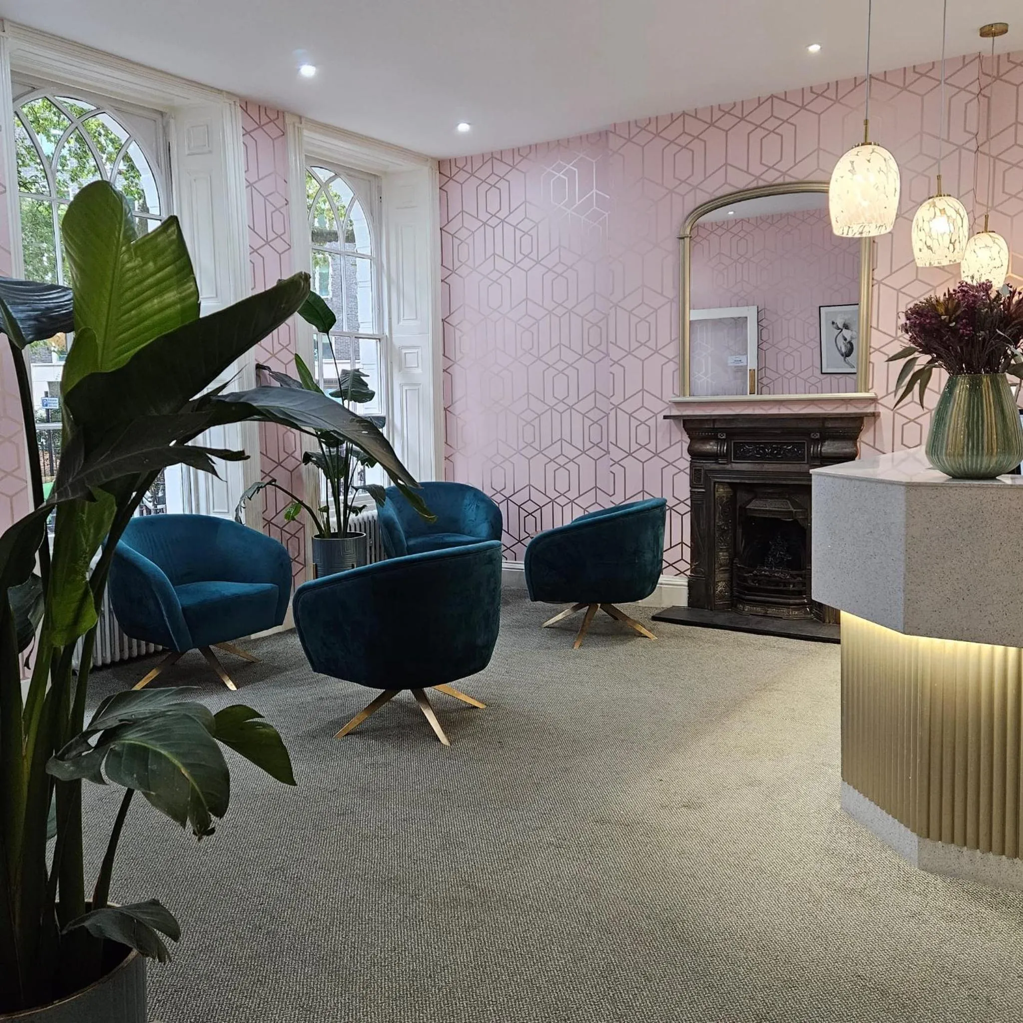 Lobby or reception in George Hotel