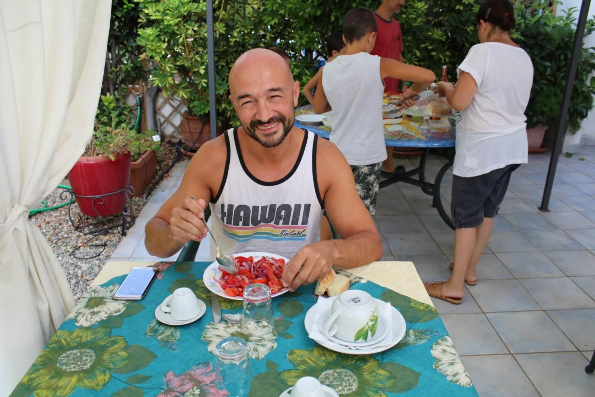 group of guests in Villa Ortensia