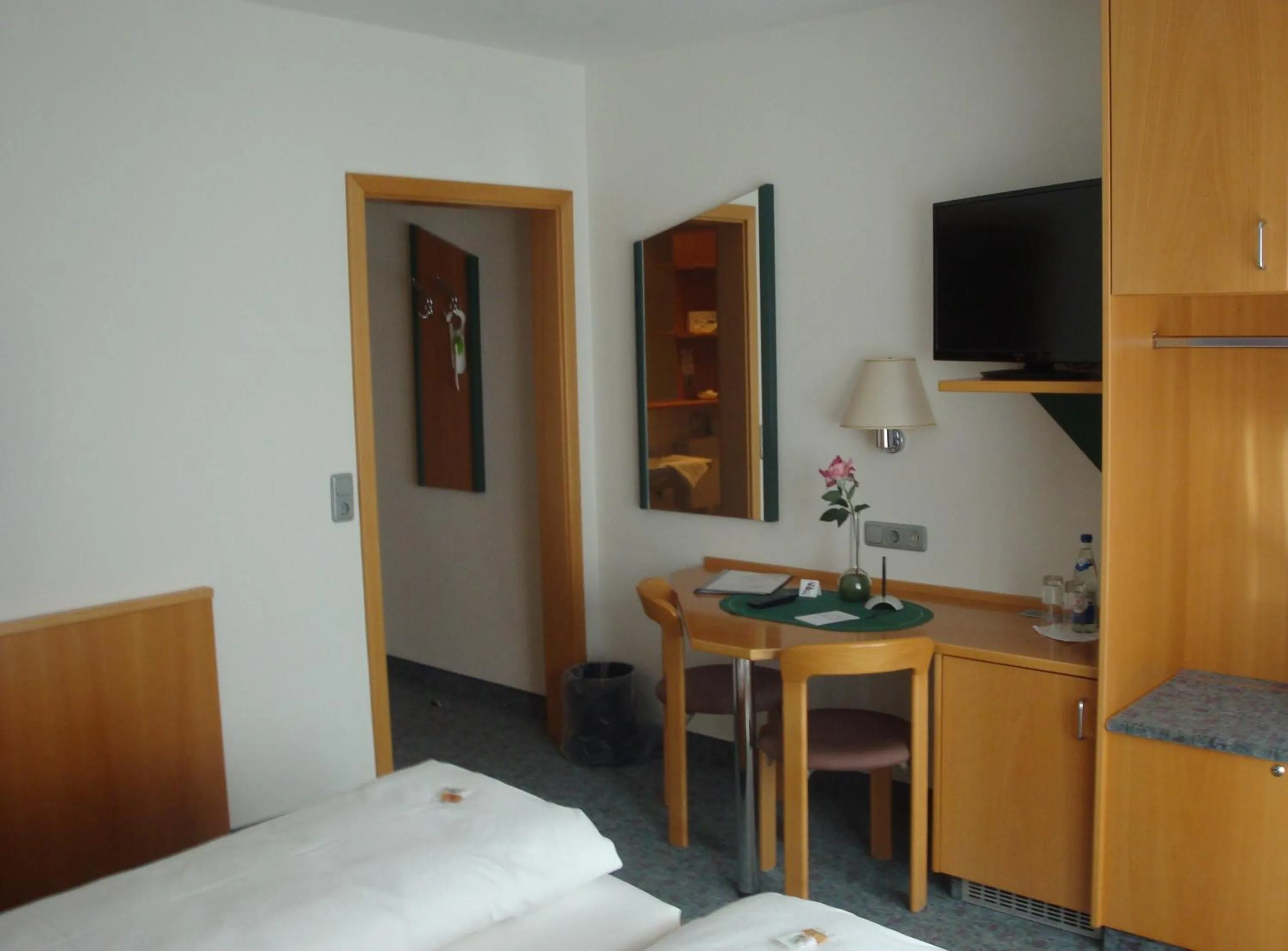 Photo of the whole room, Bed in Hotel Restaurant zur Windmühle