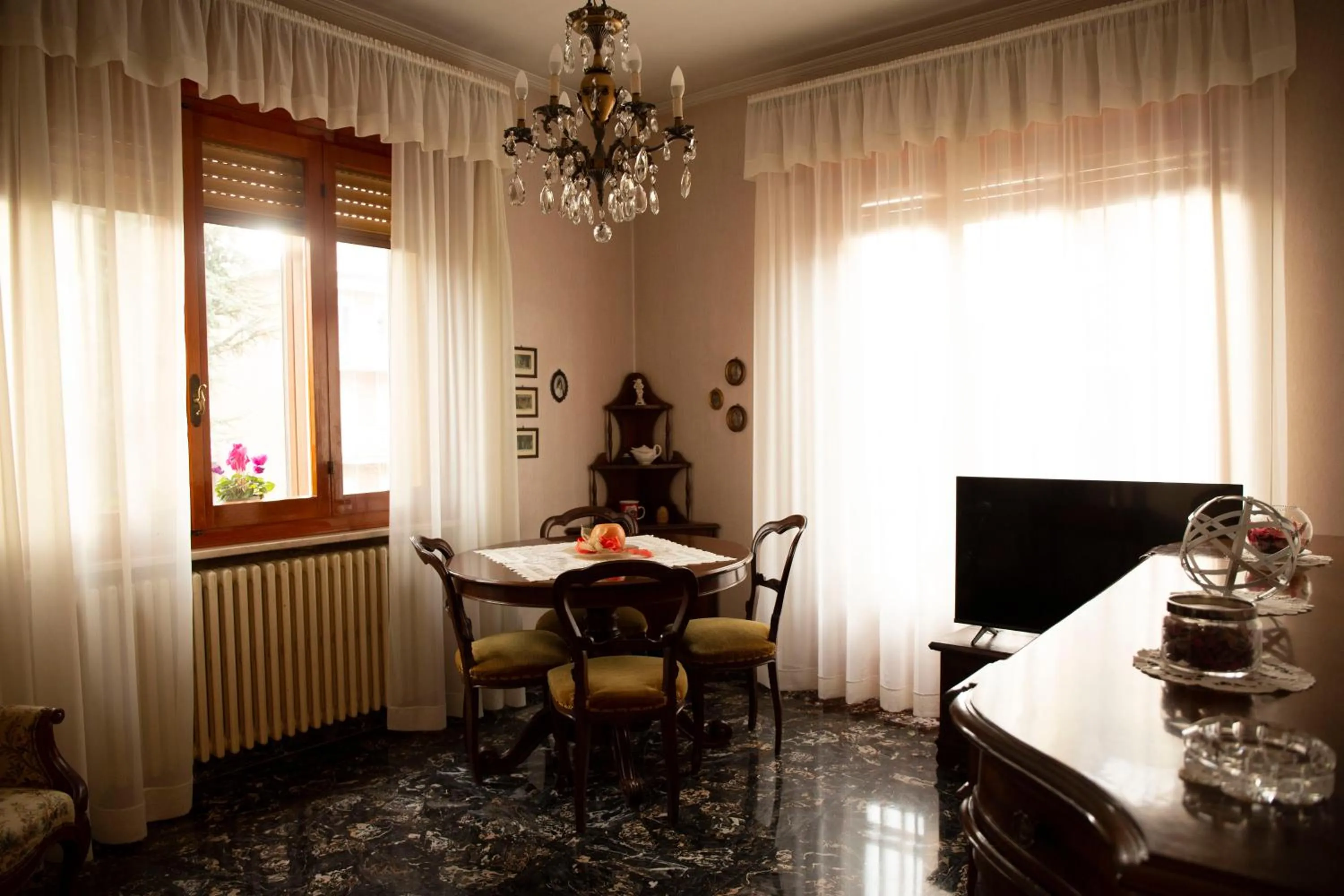 Seating area in Casa Giuly