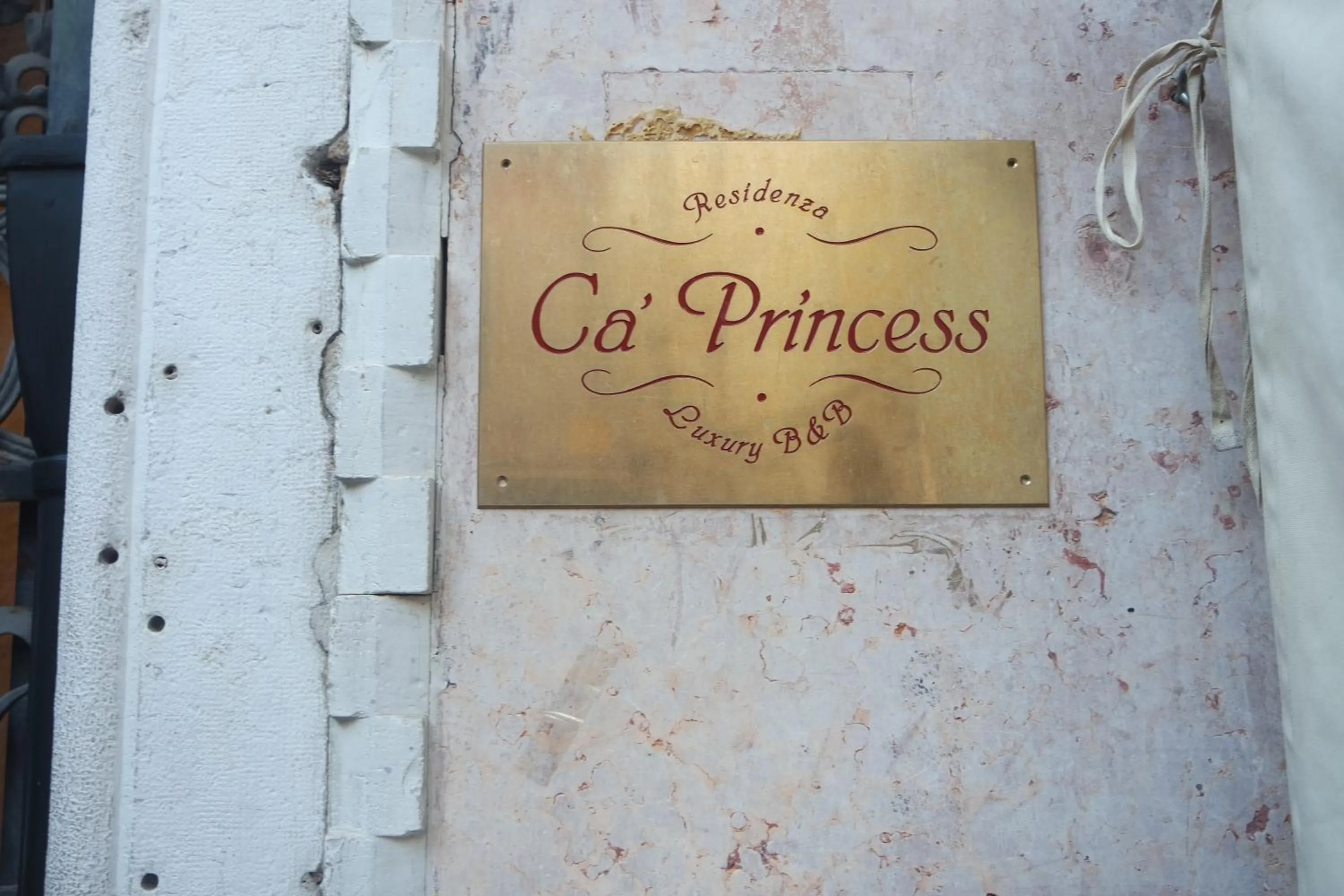 Facade/entrance in Ca' Princess