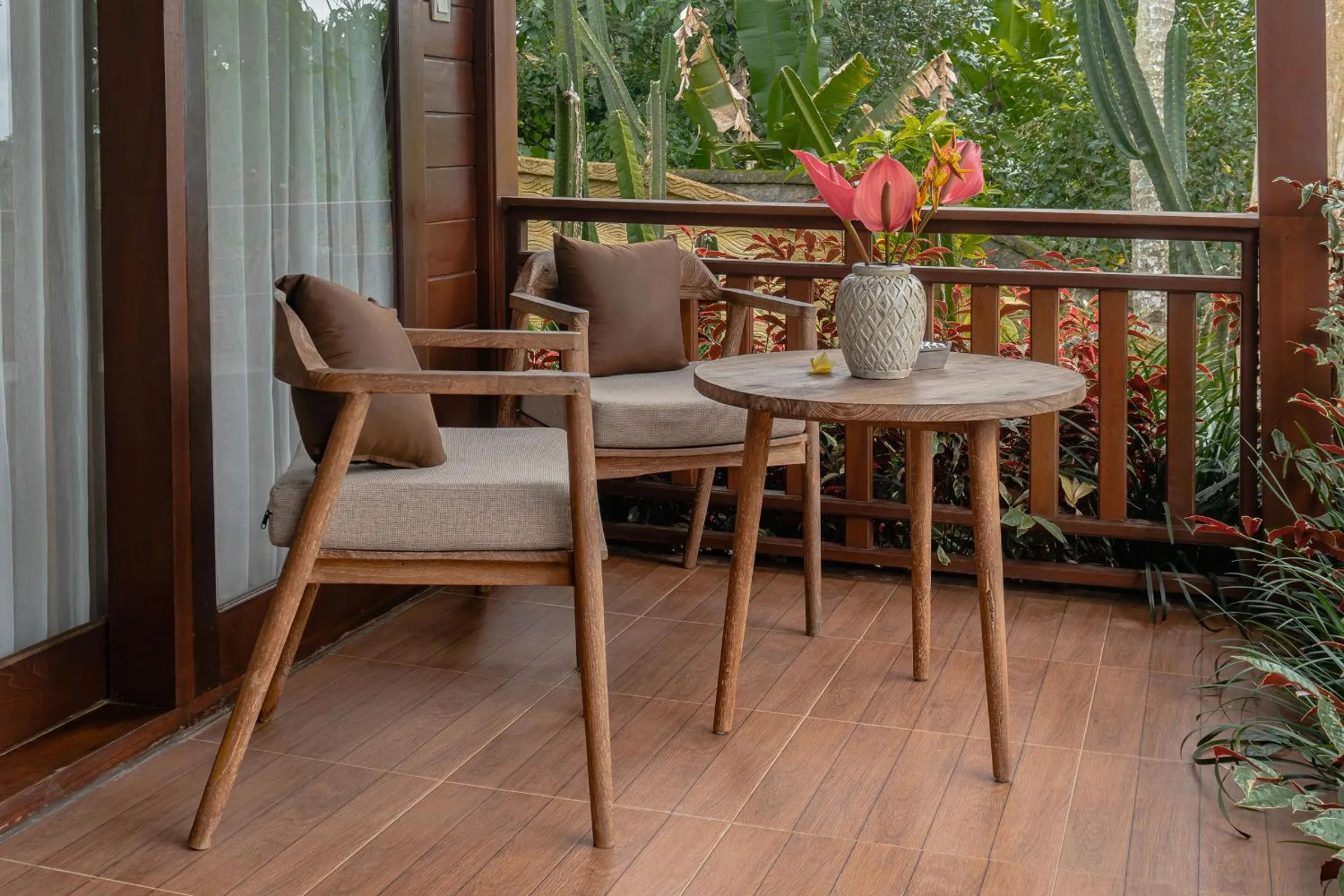 Patio in Sebatu Valley Villas