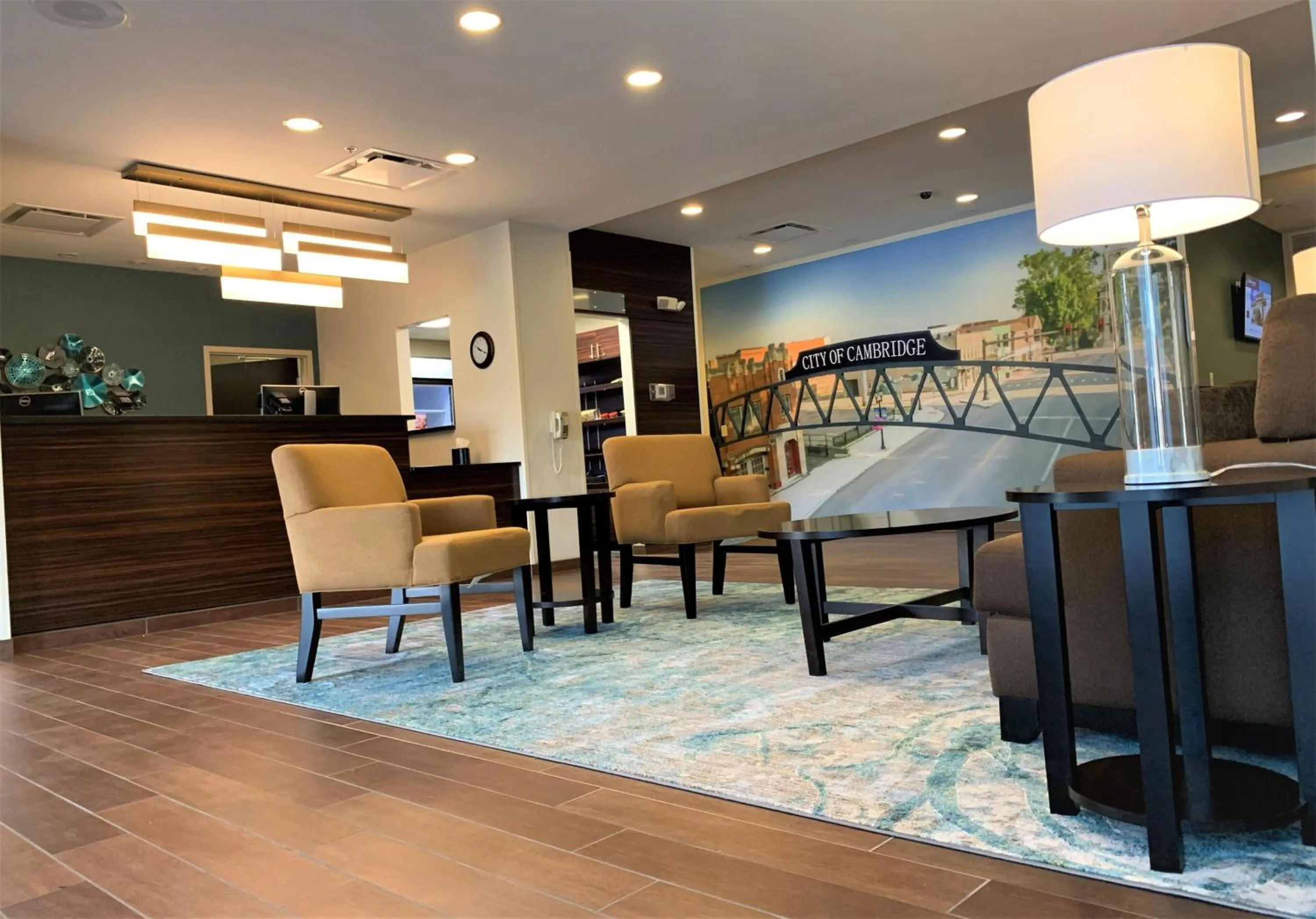 Lobby or reception in SureStay by Best Western Cambridge