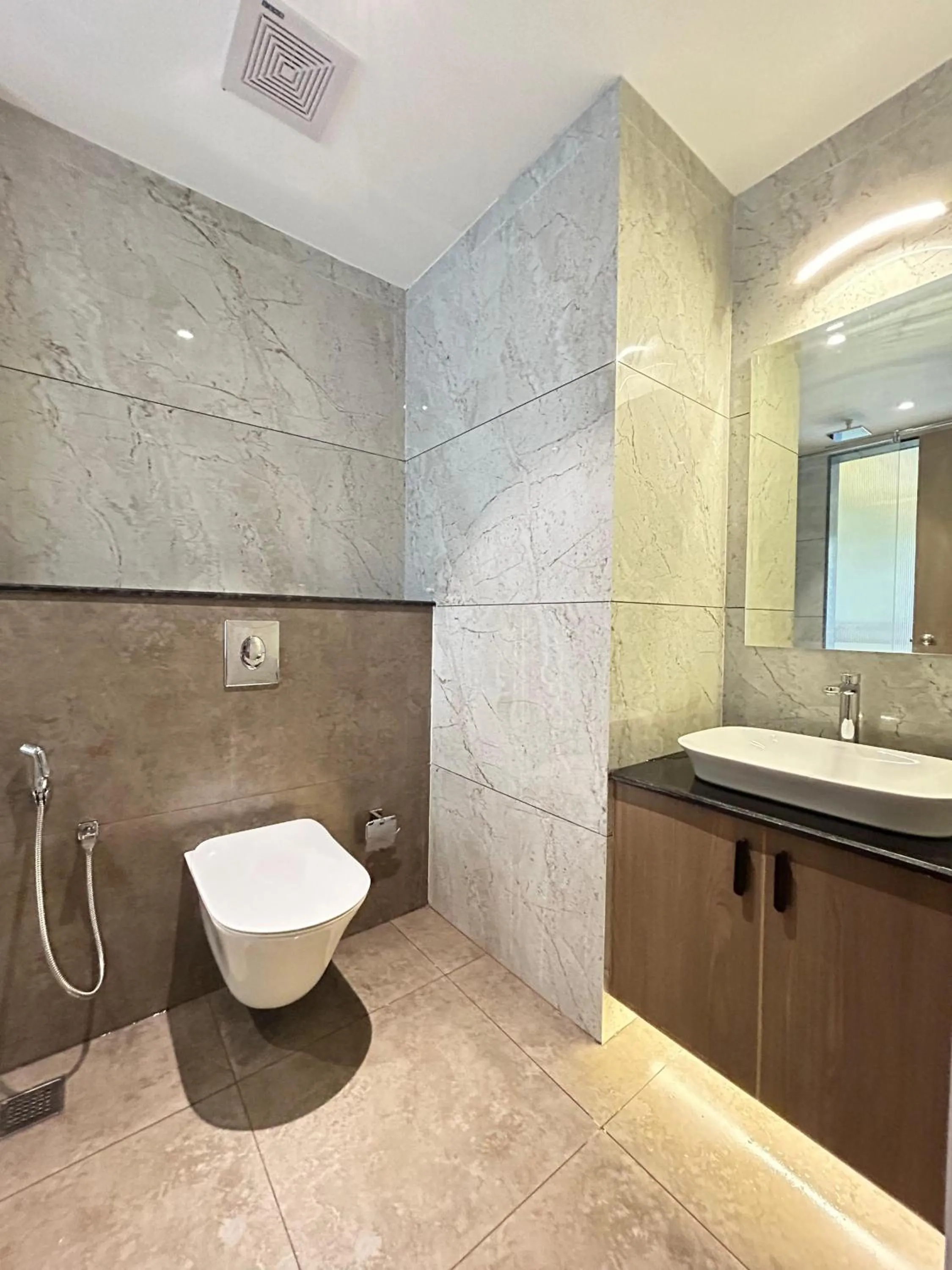 Shower in VAGA NAKSHATHRA SUITES