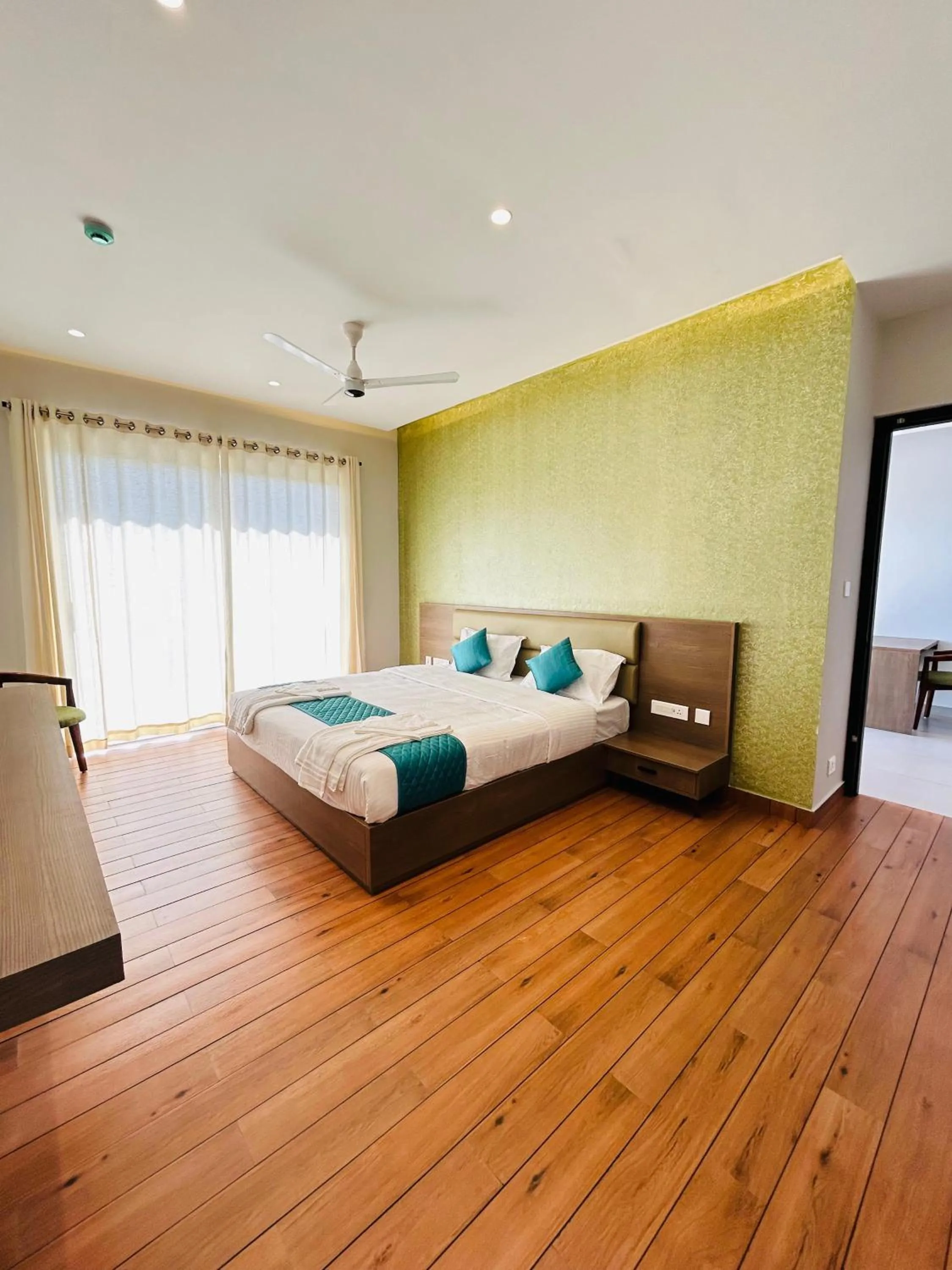 Bed in VAGA NAKSHATHRA SUITES