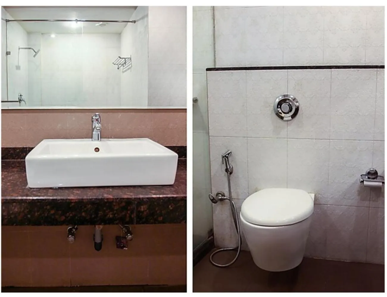 Toilet in Jai Maa Inn Hotel, Katra