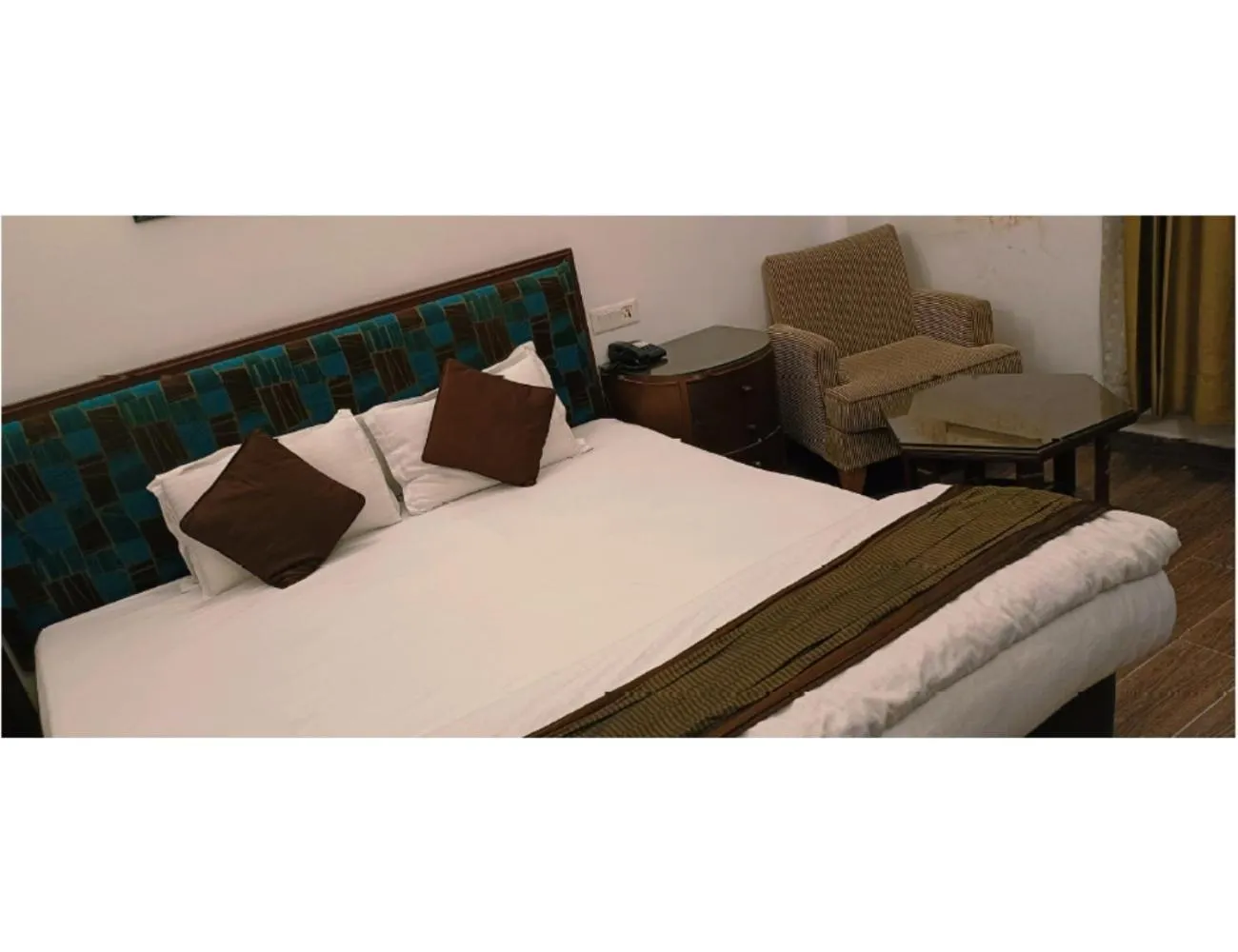 Bed in Jai Maa Inn Hotel, Katra