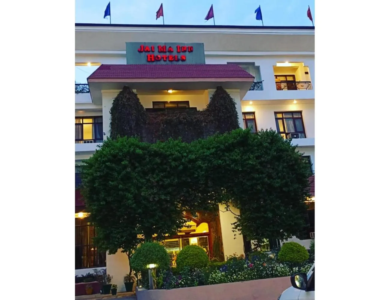 Property building in Jai Maa Inn Hotel, Katra