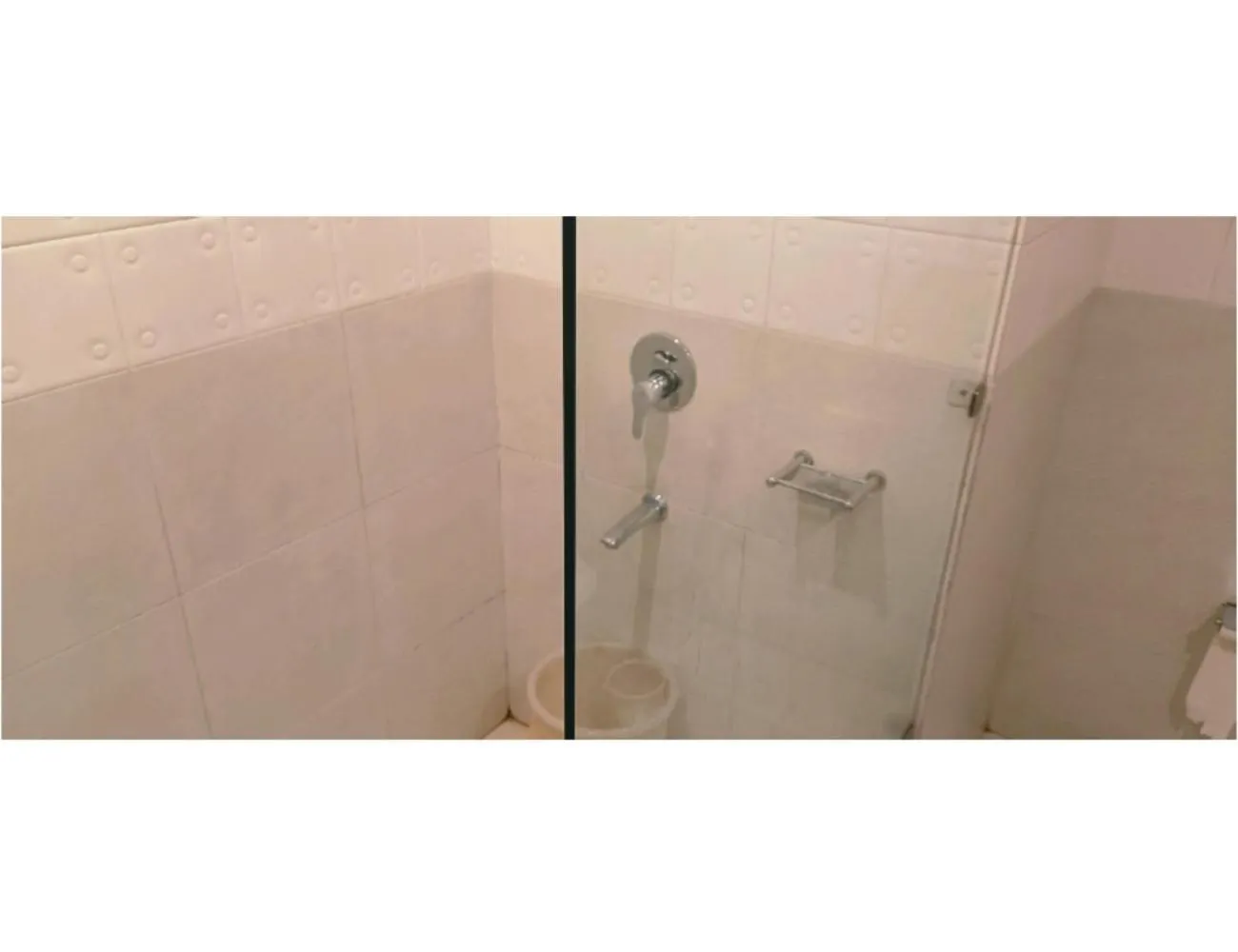 Shower in Jai Maa Inn Hotel, Katra