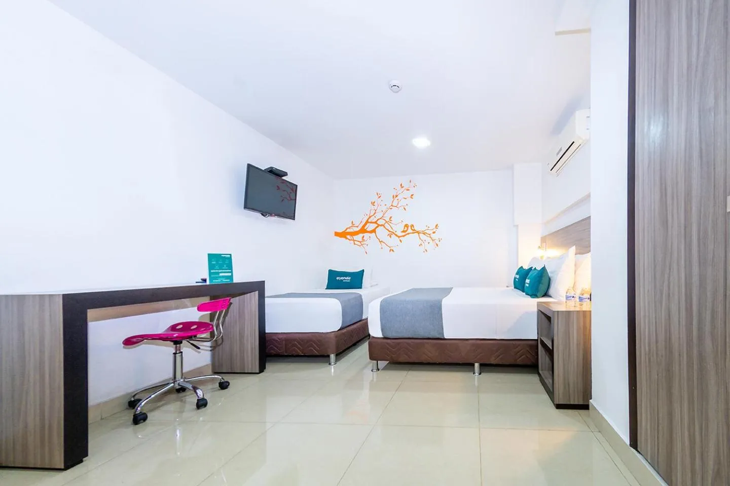 Bed in Hotel MH Pereira