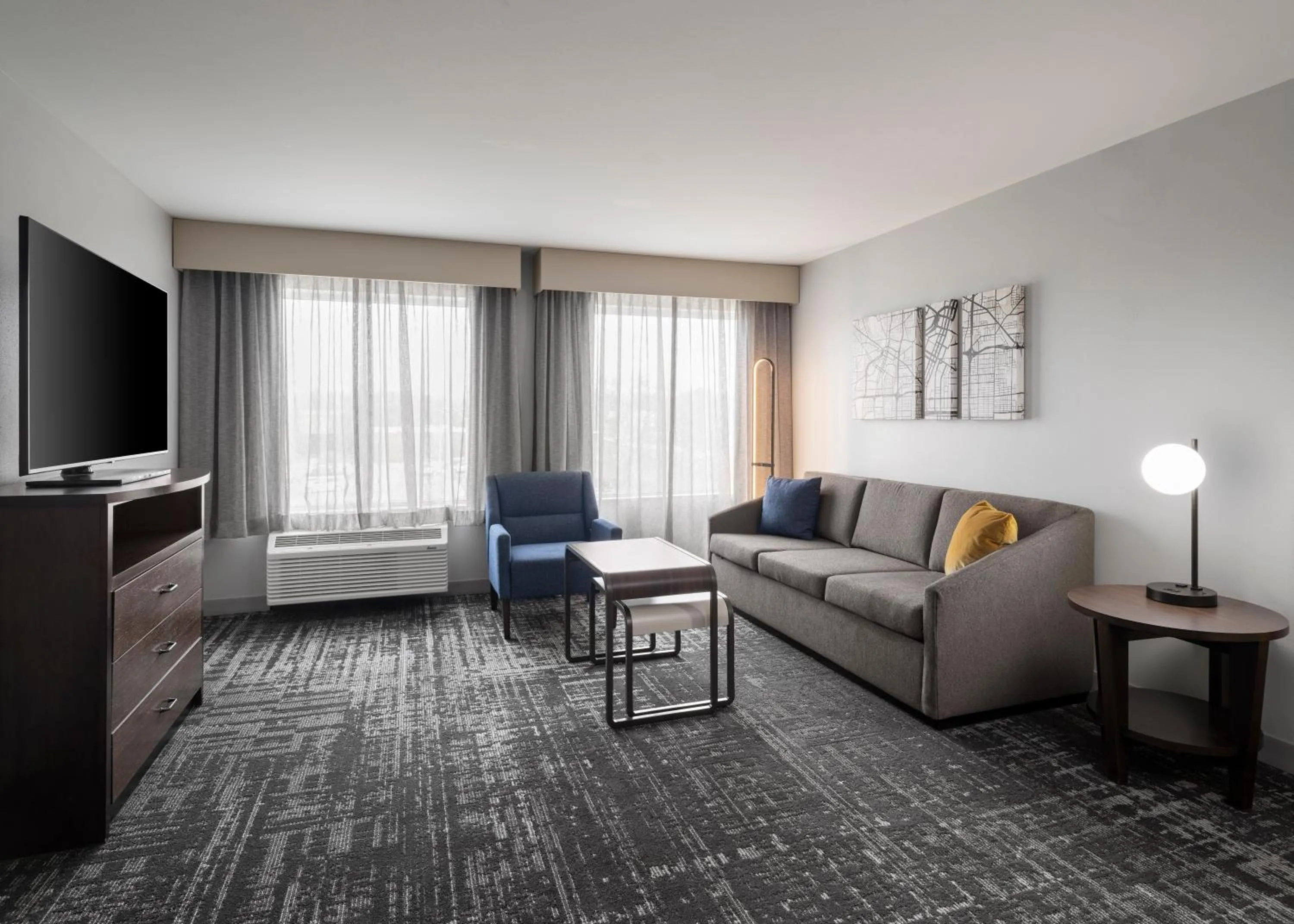 Living room in Homewood Suites by Hilton Akron/Fairlawn