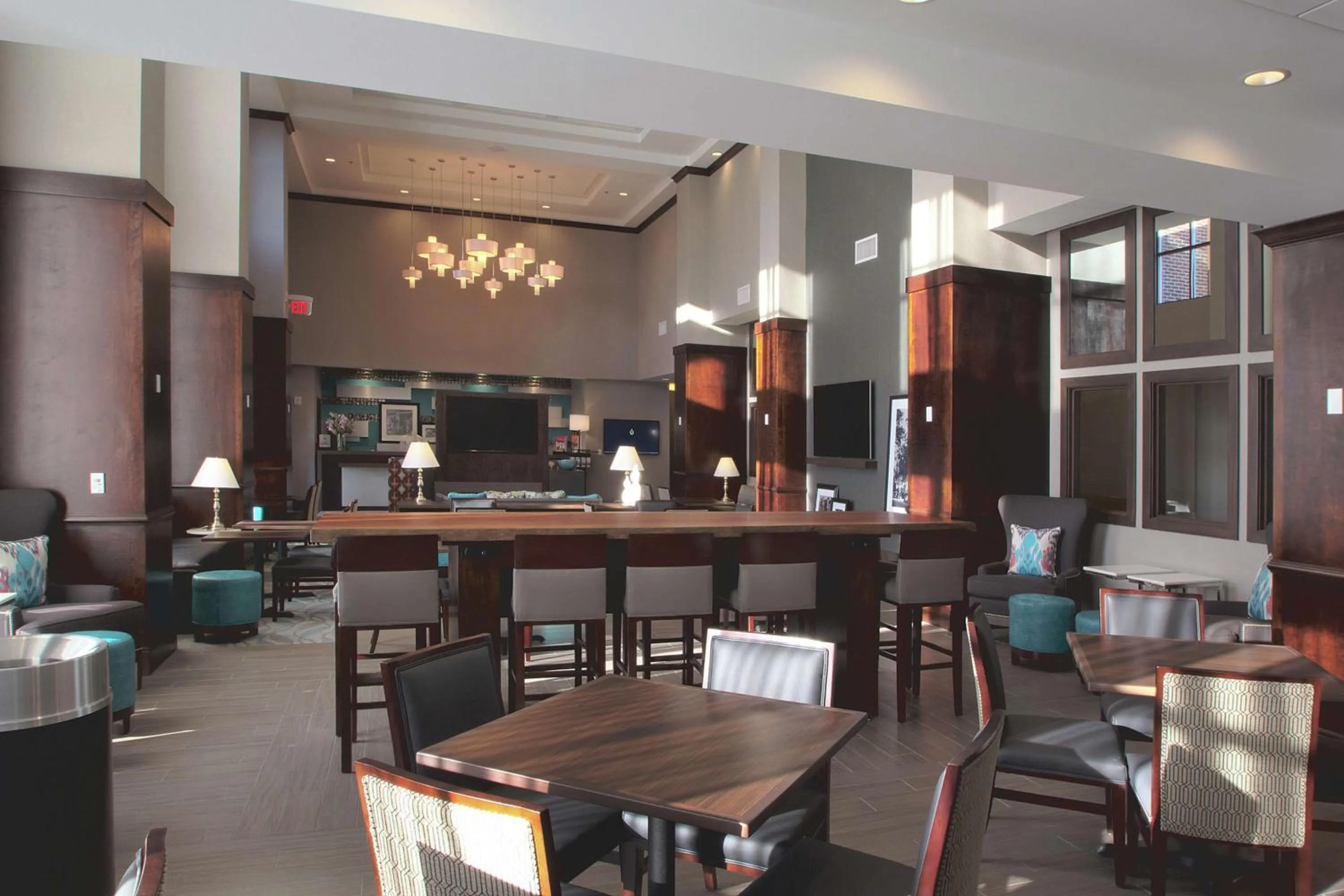 Lobby or reception in Hampton Inn & Suites Columbus/University Area