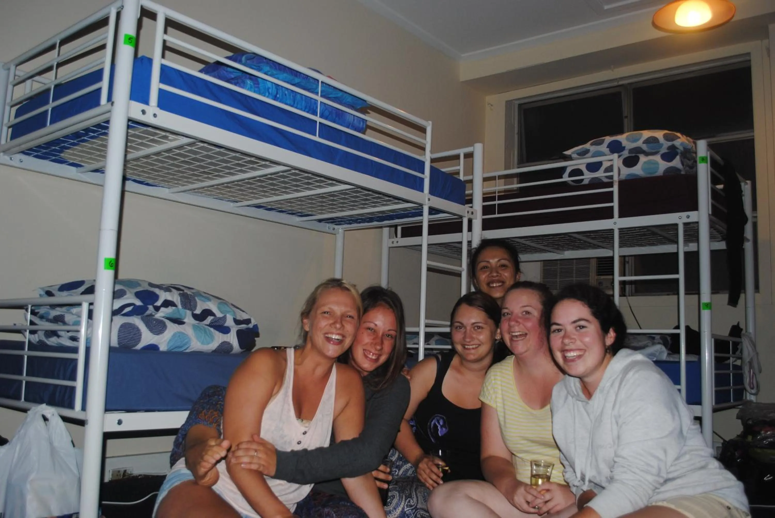 group of guests, Bed in Port Adelaide Backpackers