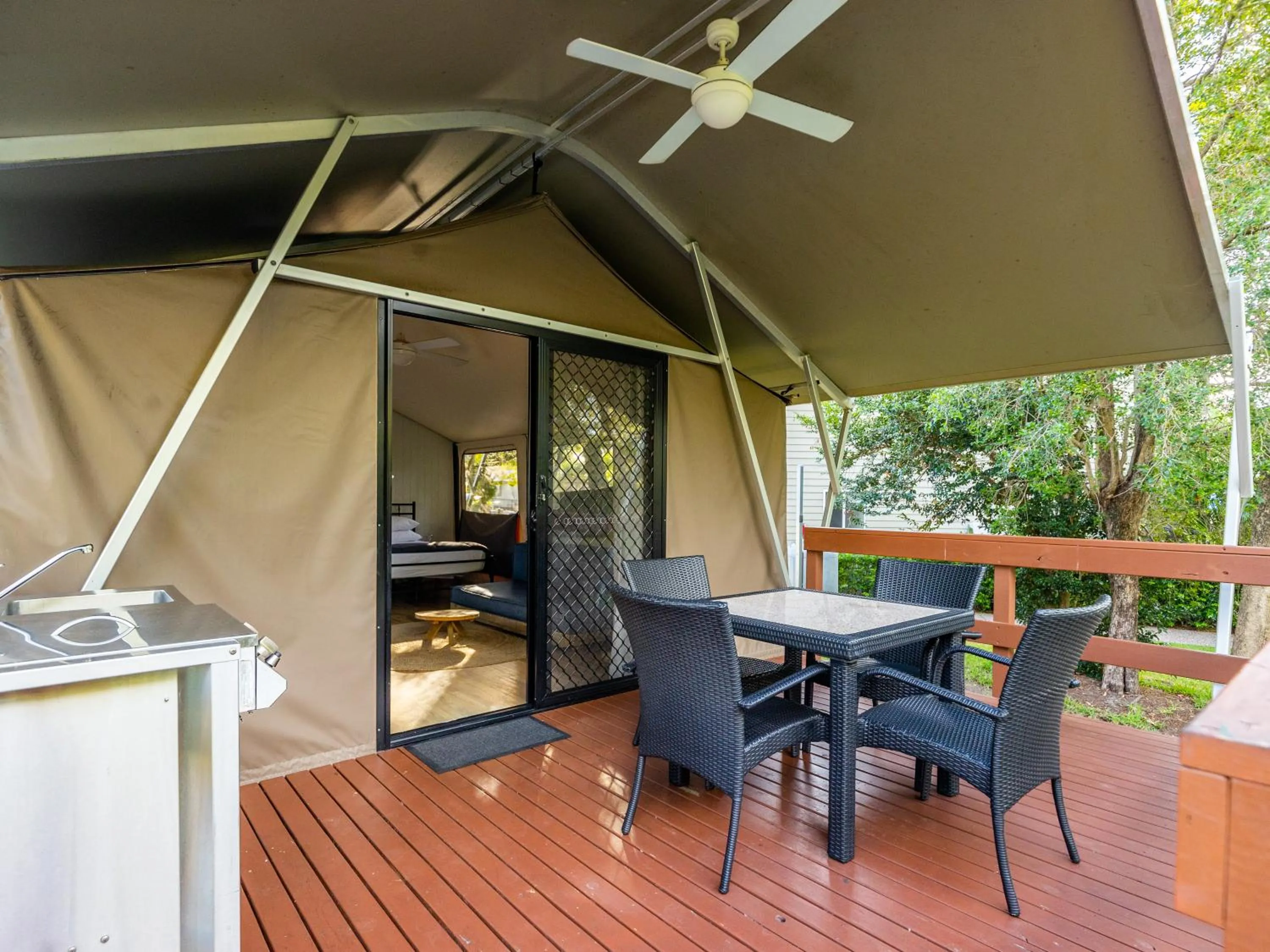Balcony/Terrace in NRMA Treasure Island Holiday Resort