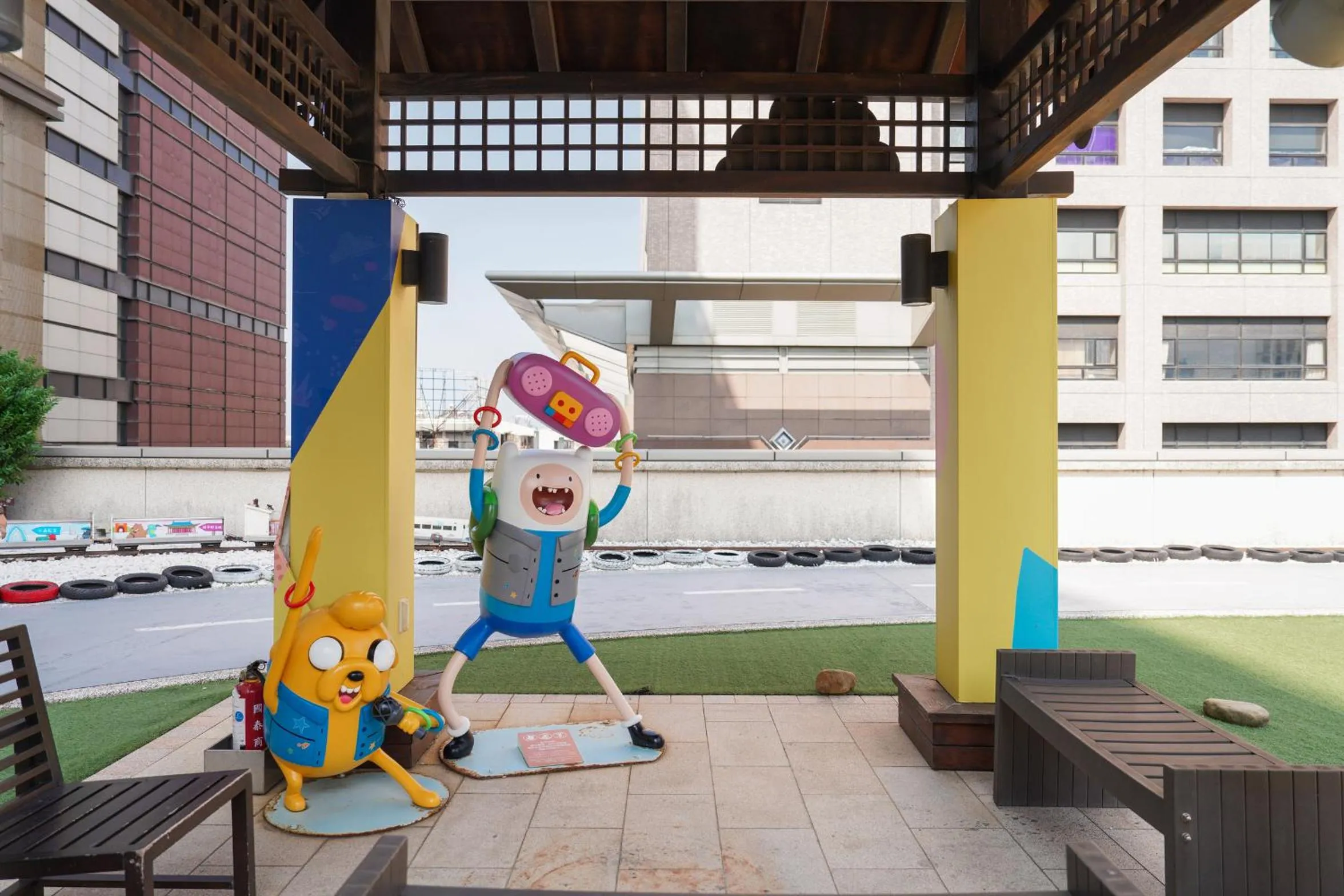 Children play ground in Hotel COZZI Ximen Tainan